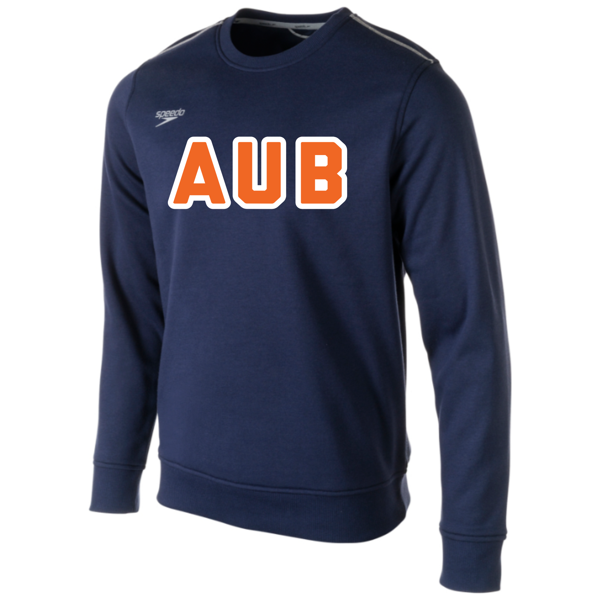 Speedo Fleece Crew Neck Sweatshirt AUB Logo (Customized) - Auburn Aquatics