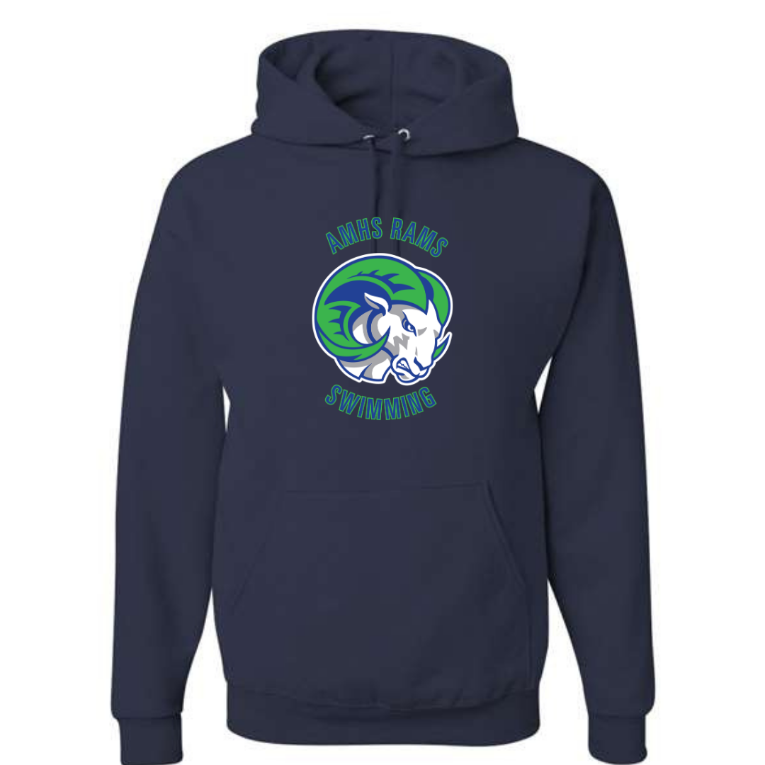 Medium Weight Unisex Hooded Sweatshirt (Heat Pressed) - Arabia High School