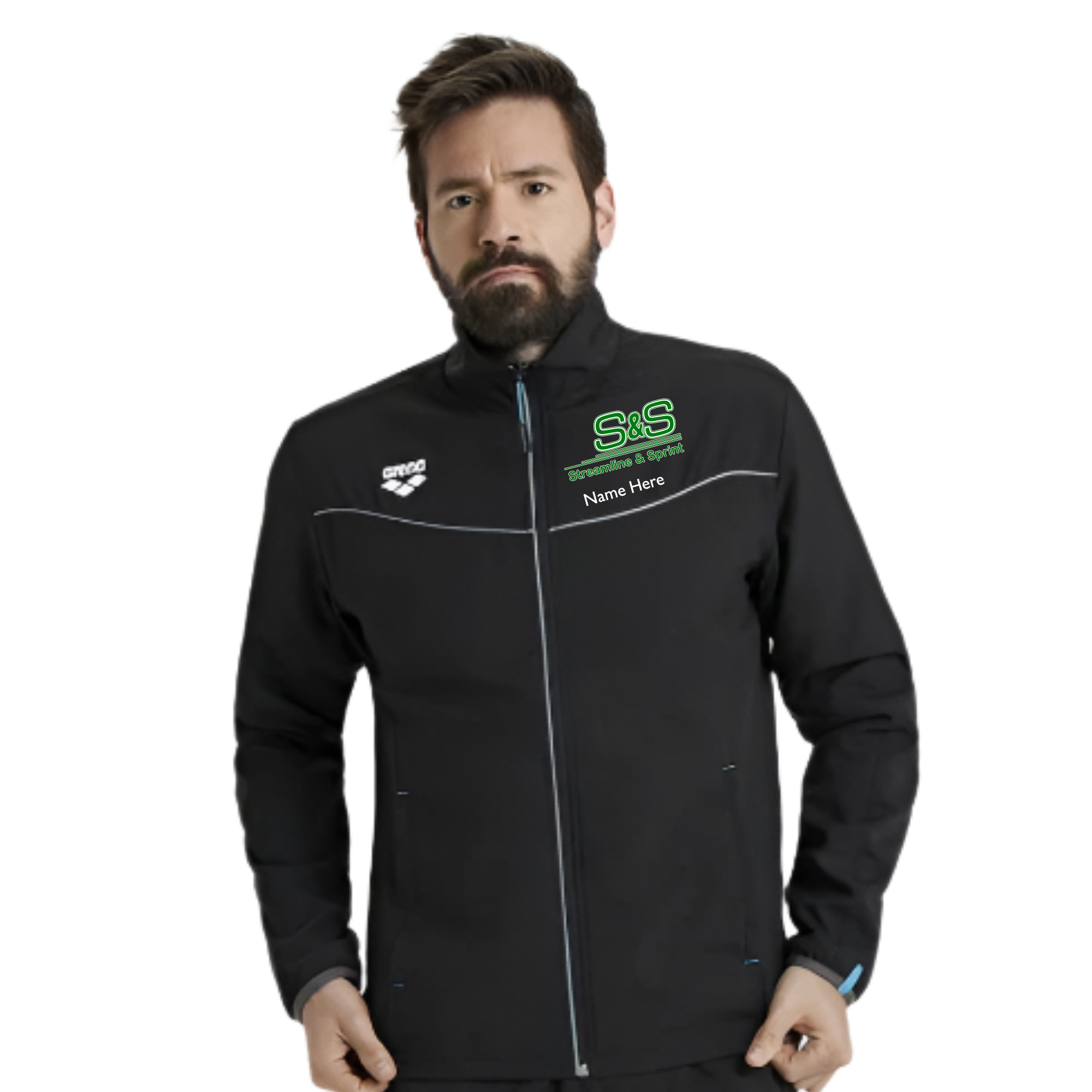 Arena Unisex Team Panel Jacket (Customized) - Streamline and Sprint