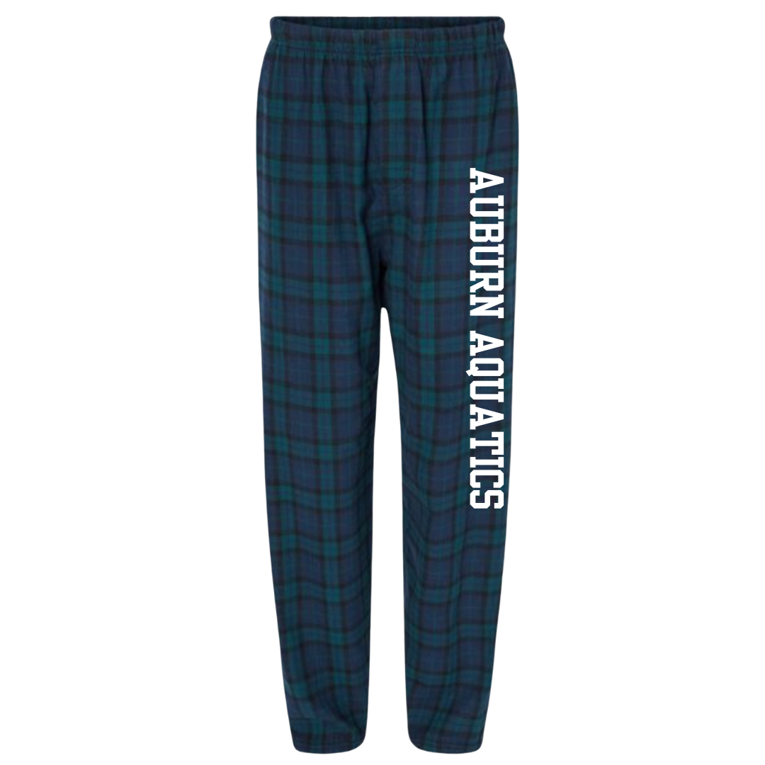 Boxercraft Flannel Pants (Customized) - Auburn Aquatics