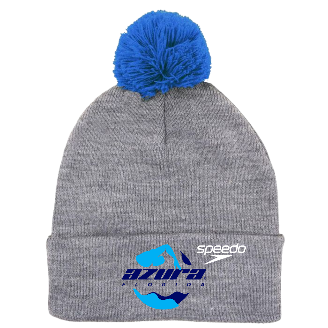 Puff Ball Beanie (Customized) - Azura