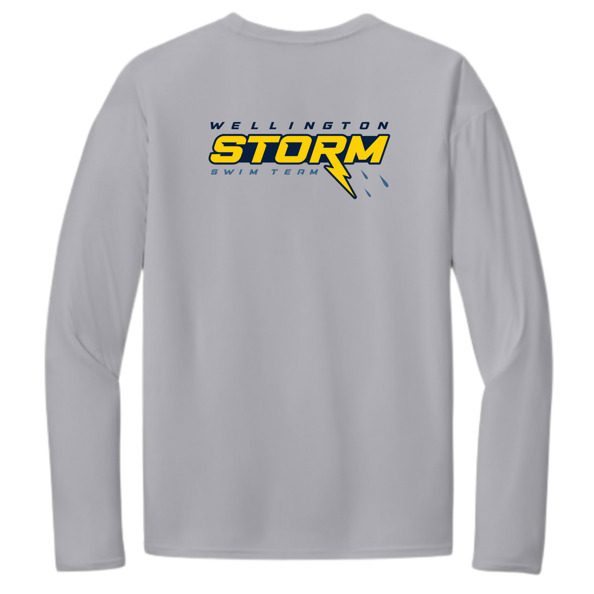 Performance Long-Sleeve Tee (Customized) Chest/Back Logos - Wellington Storm