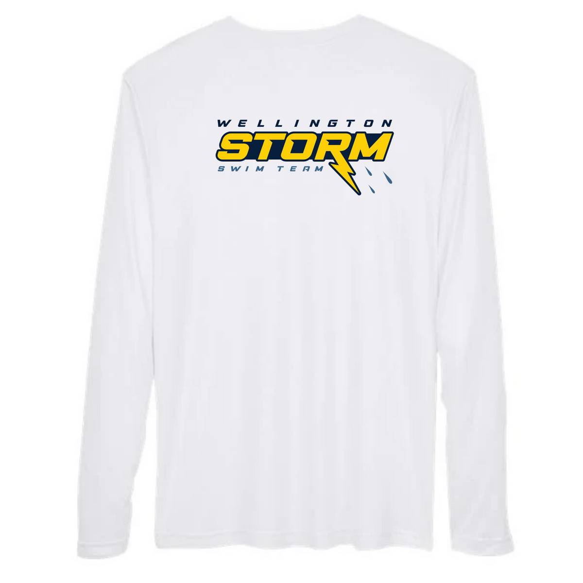 Performance Long-Sleeve Tee (Customized) Chest/Back Logos - Wellington Storm