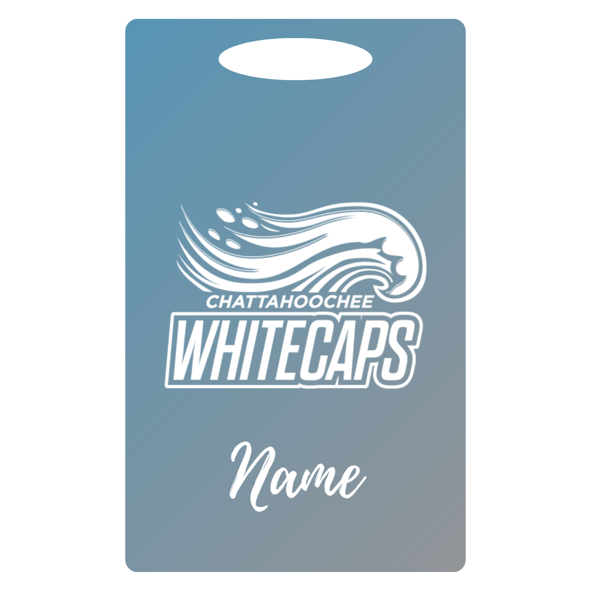 Aluminum Bag Tag (Customized) - Chattahoochee Run