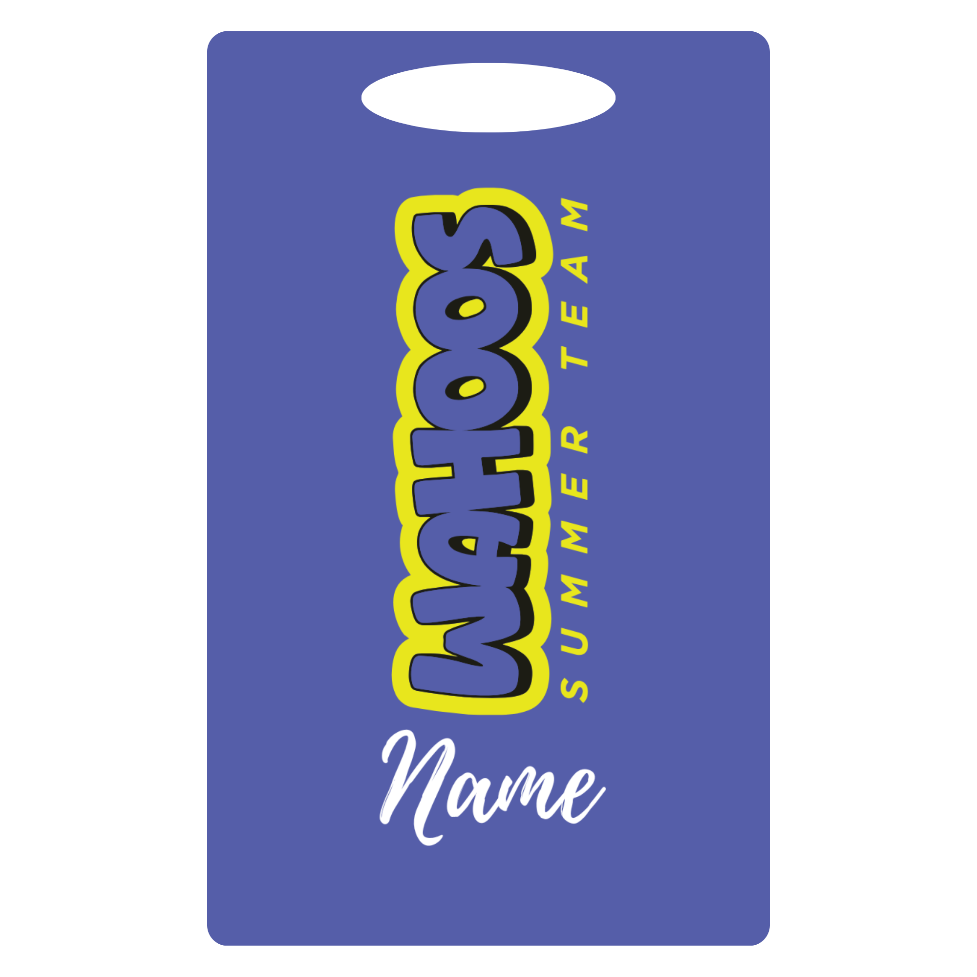 Aluminum Bag Tag (Customized) - Wahoos Summer Team