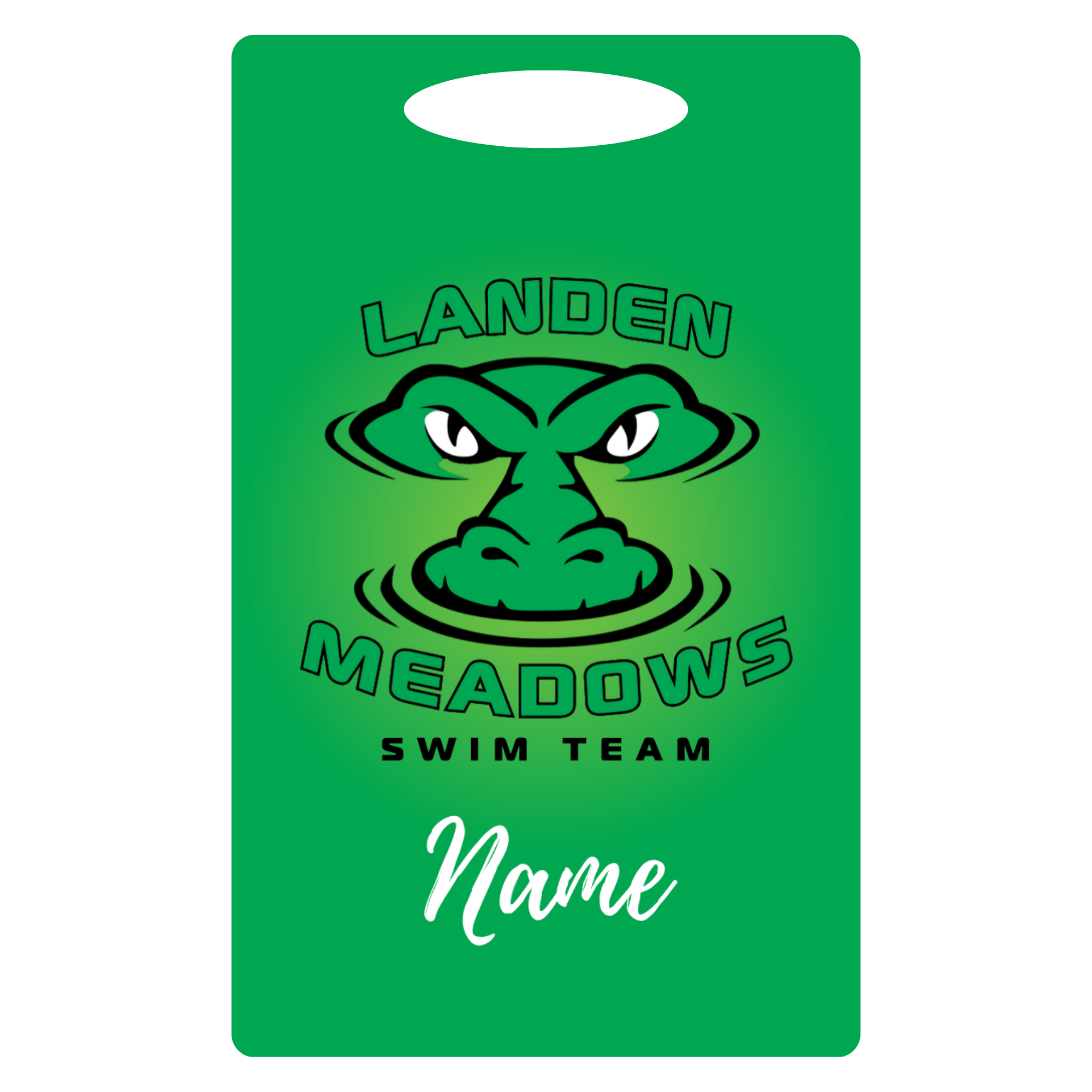 Aluminum Bag Tag (Customized) - Landen Meadows