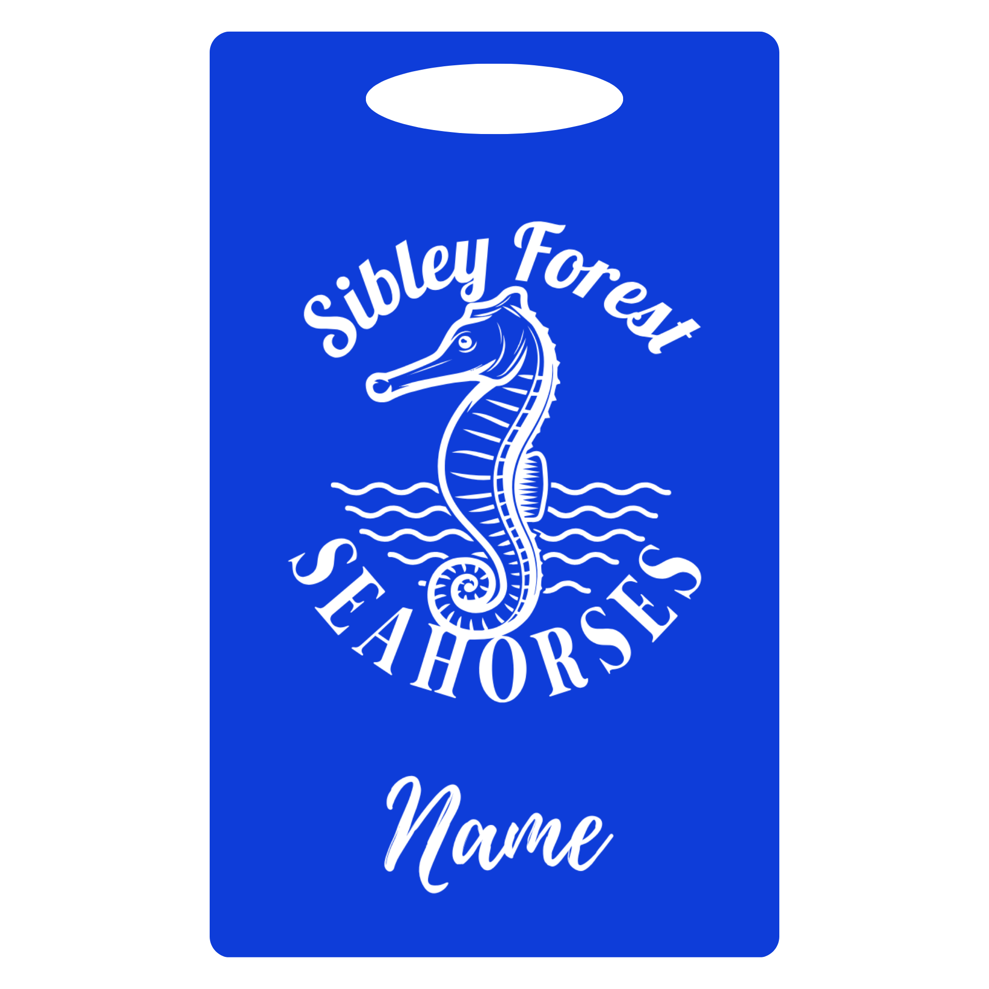 Aluminum Bag Tag (Customized) - Sibley Forest