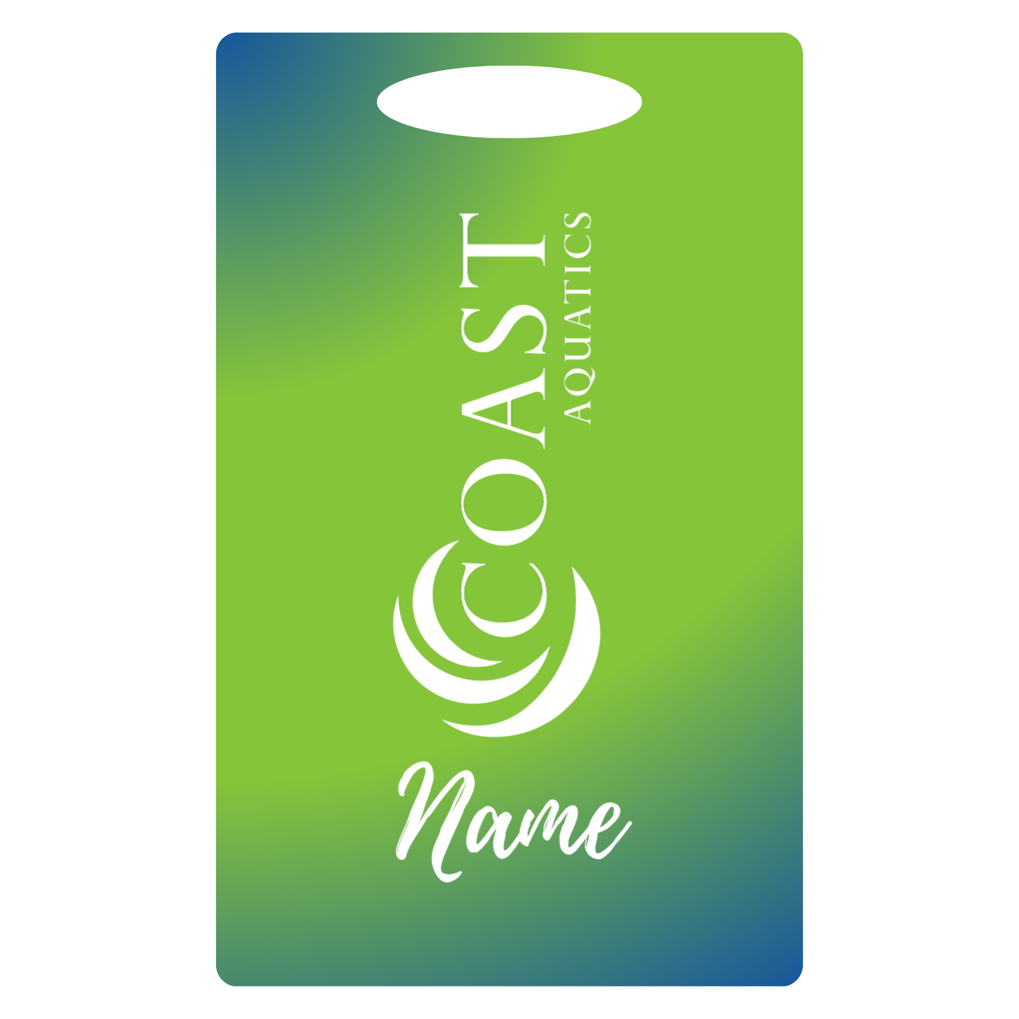 Aluminum Bag Tag (Customized) - Coast Aquatics