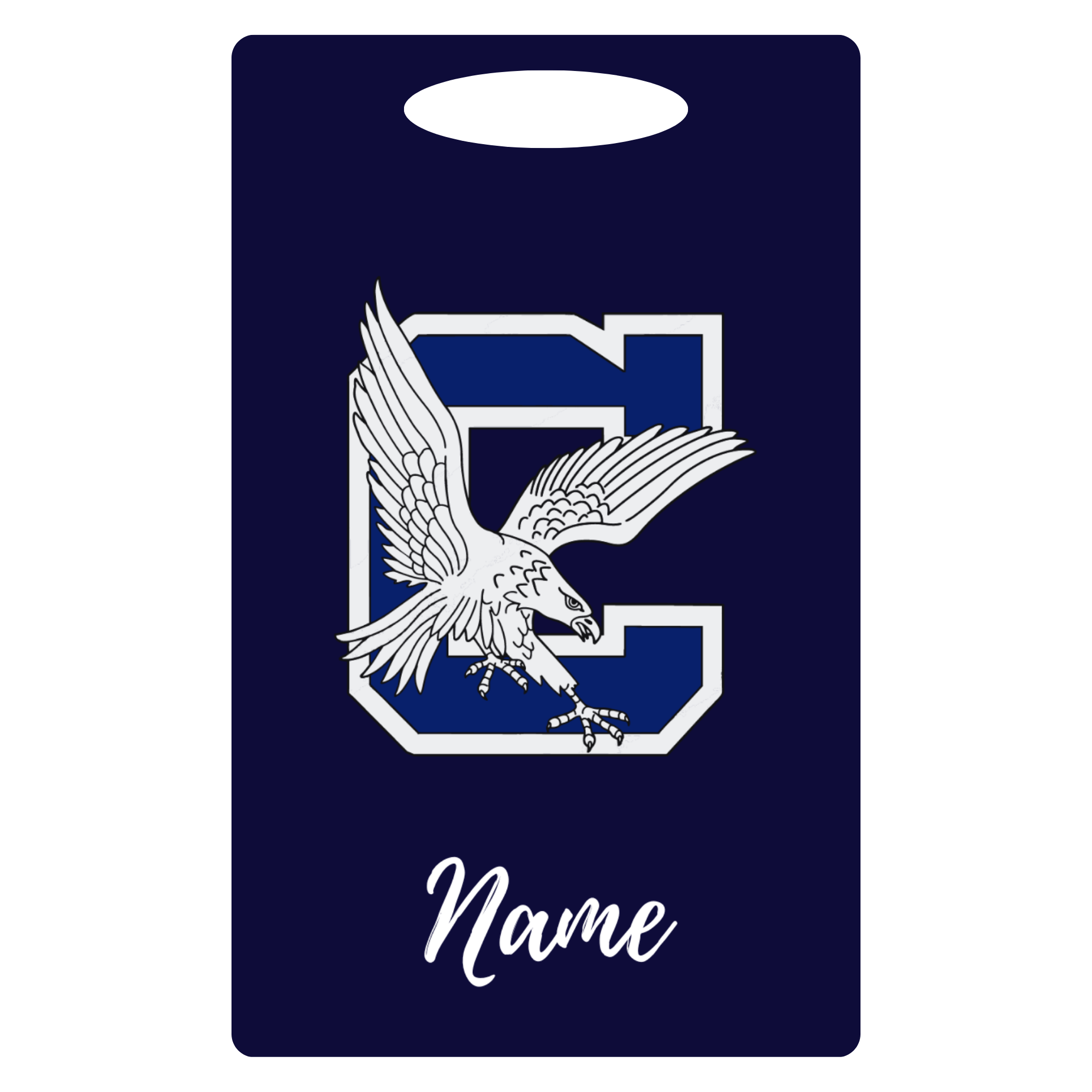Aluminum Bag Tag (Customized) - Clover High School