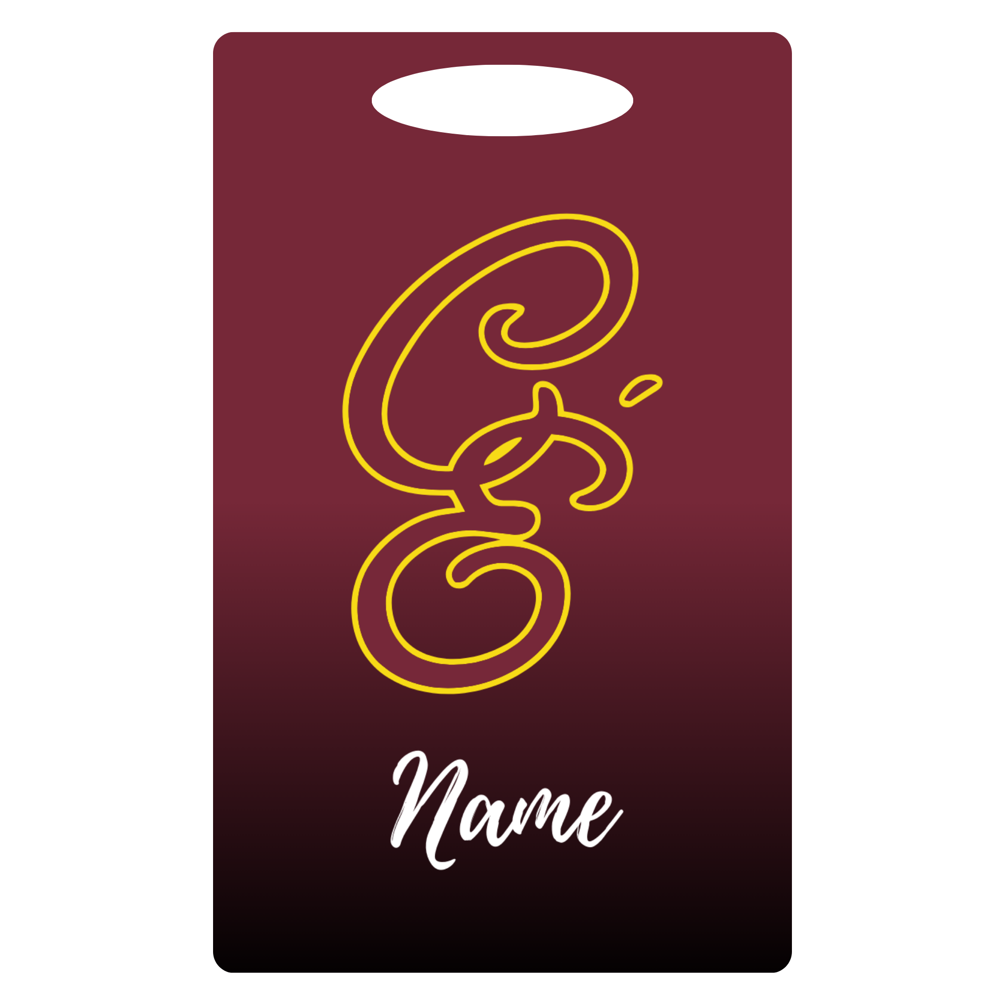 Aluminum Bag Tag (Customized) - Chateau Elan