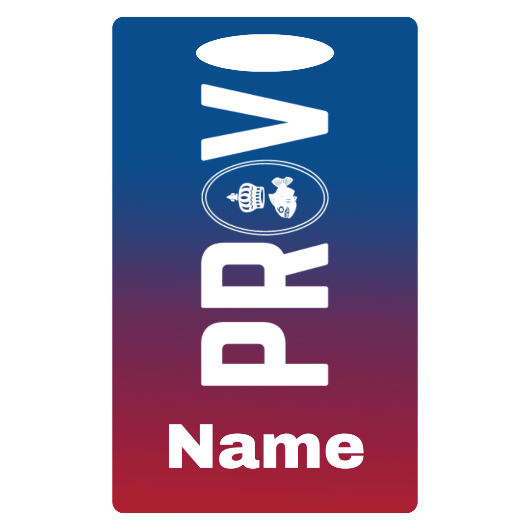 Aluminum Bag Tag - PROV Logo (Customized) - Providence CC