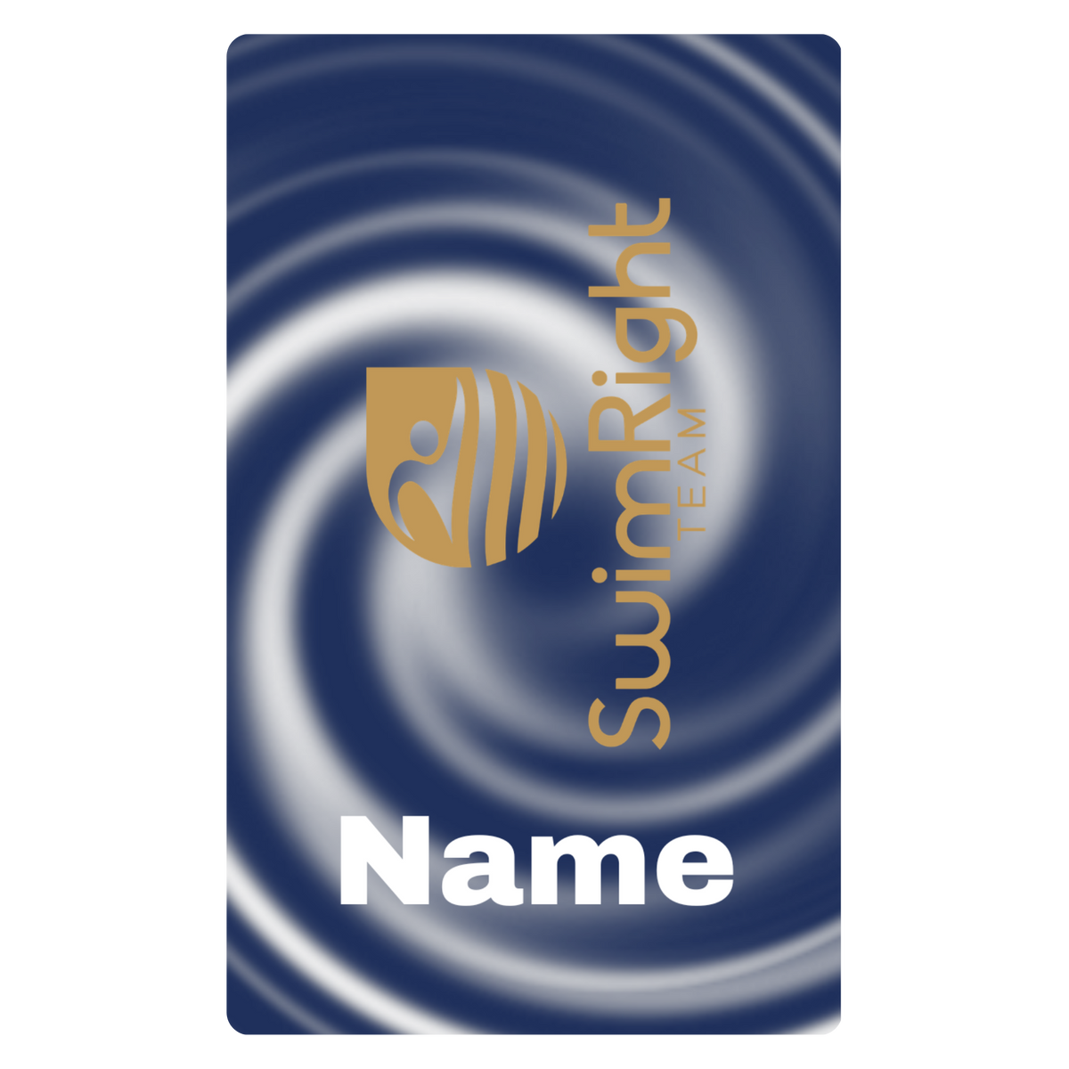 Aluminum Bag Tag (Customized) - SwimRight Team