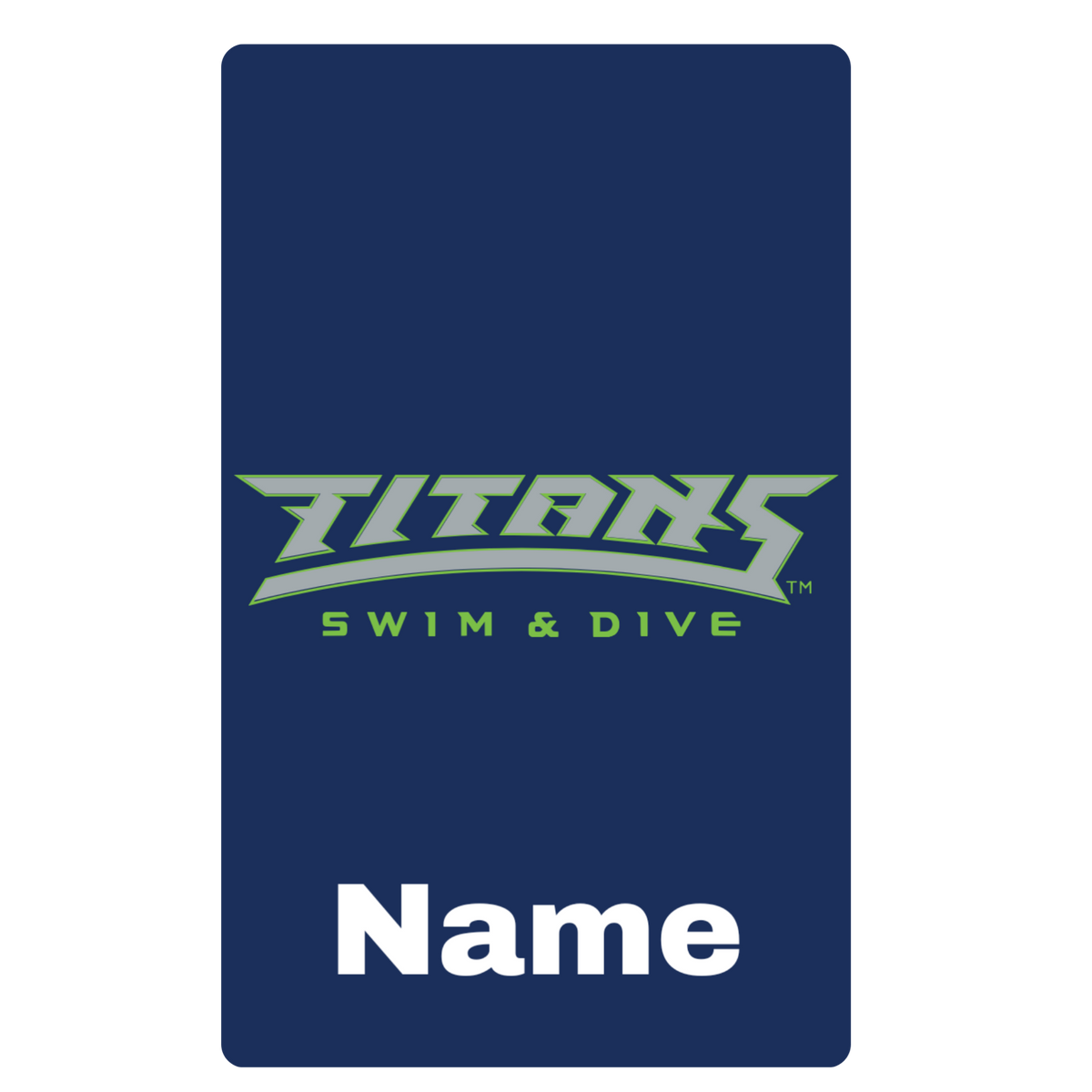 Aluminum Bag Tag (Customized) - Discovery High School