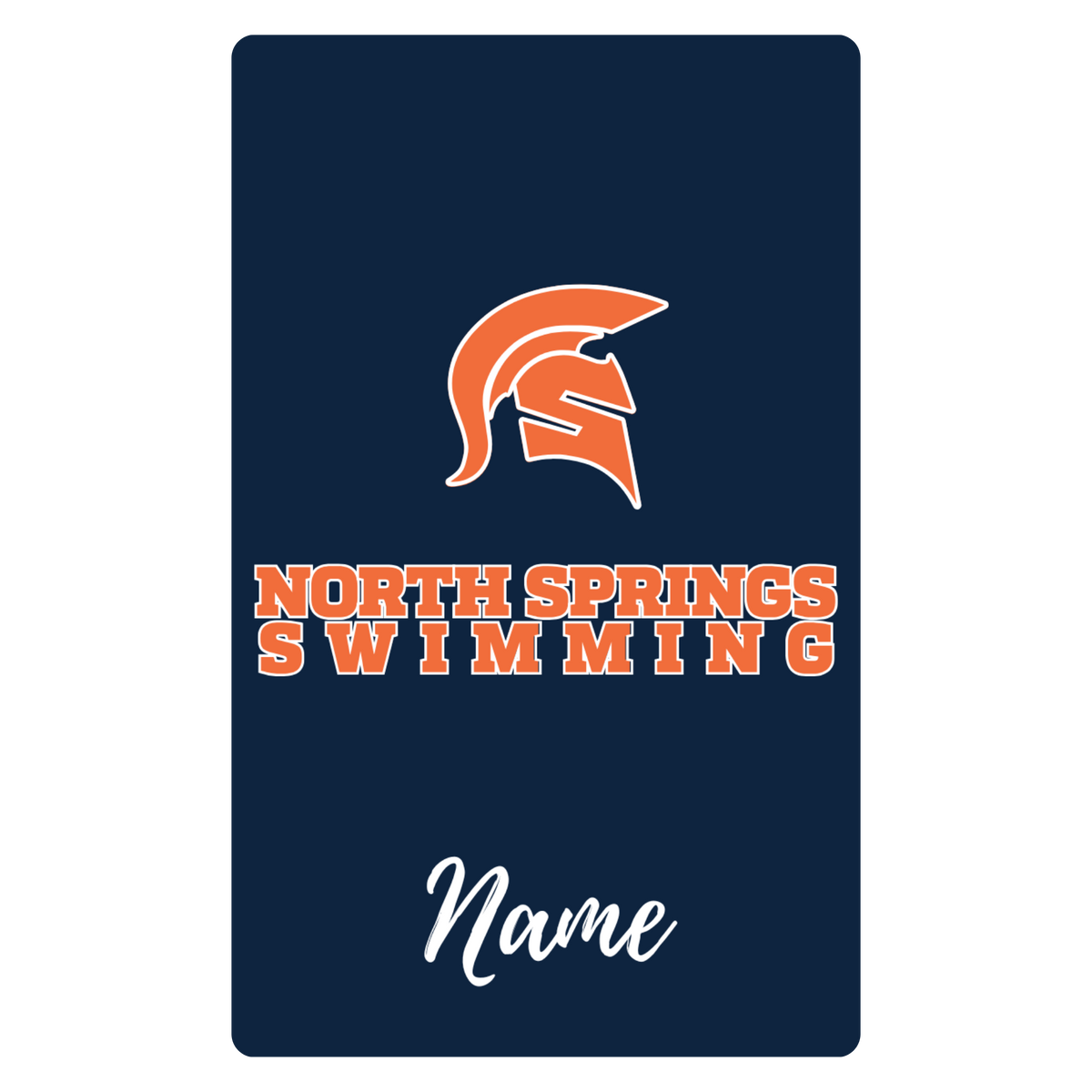 Aluminum Bag Tag (Customized) - North Springs
