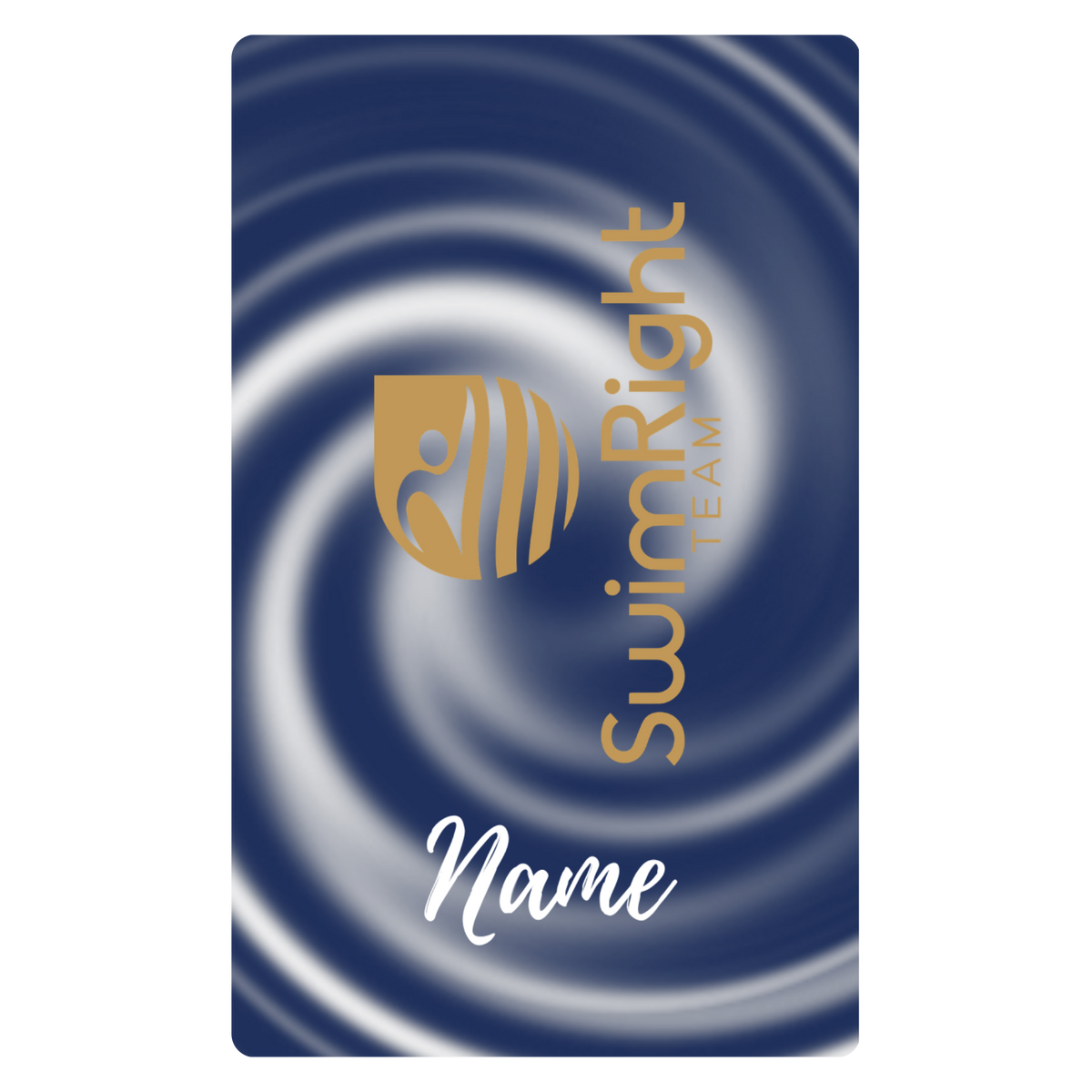Aluminum Bag Tag (Customized) - SwimRight Team