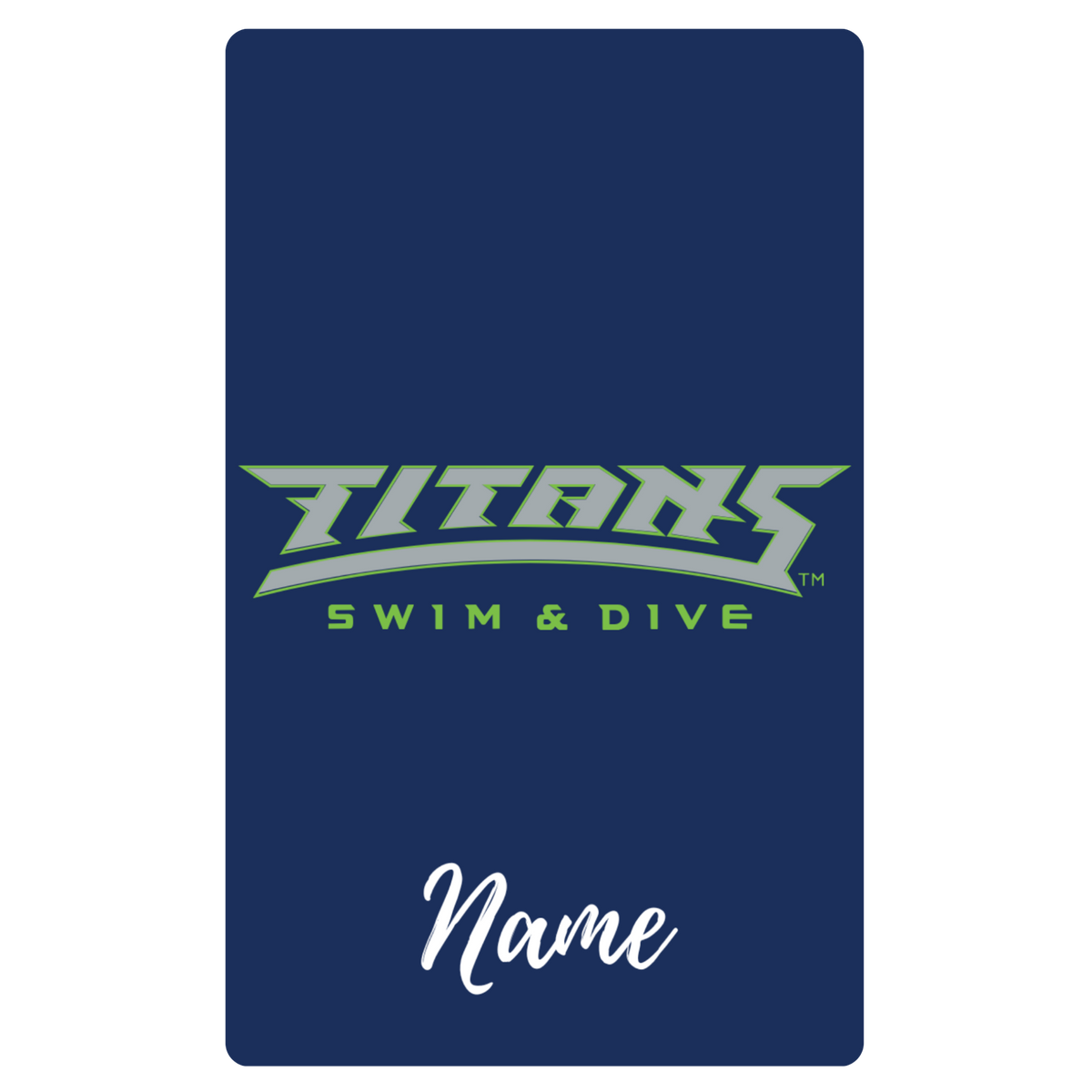 Aluminum Bag Tag (Customized) - Discovery High School