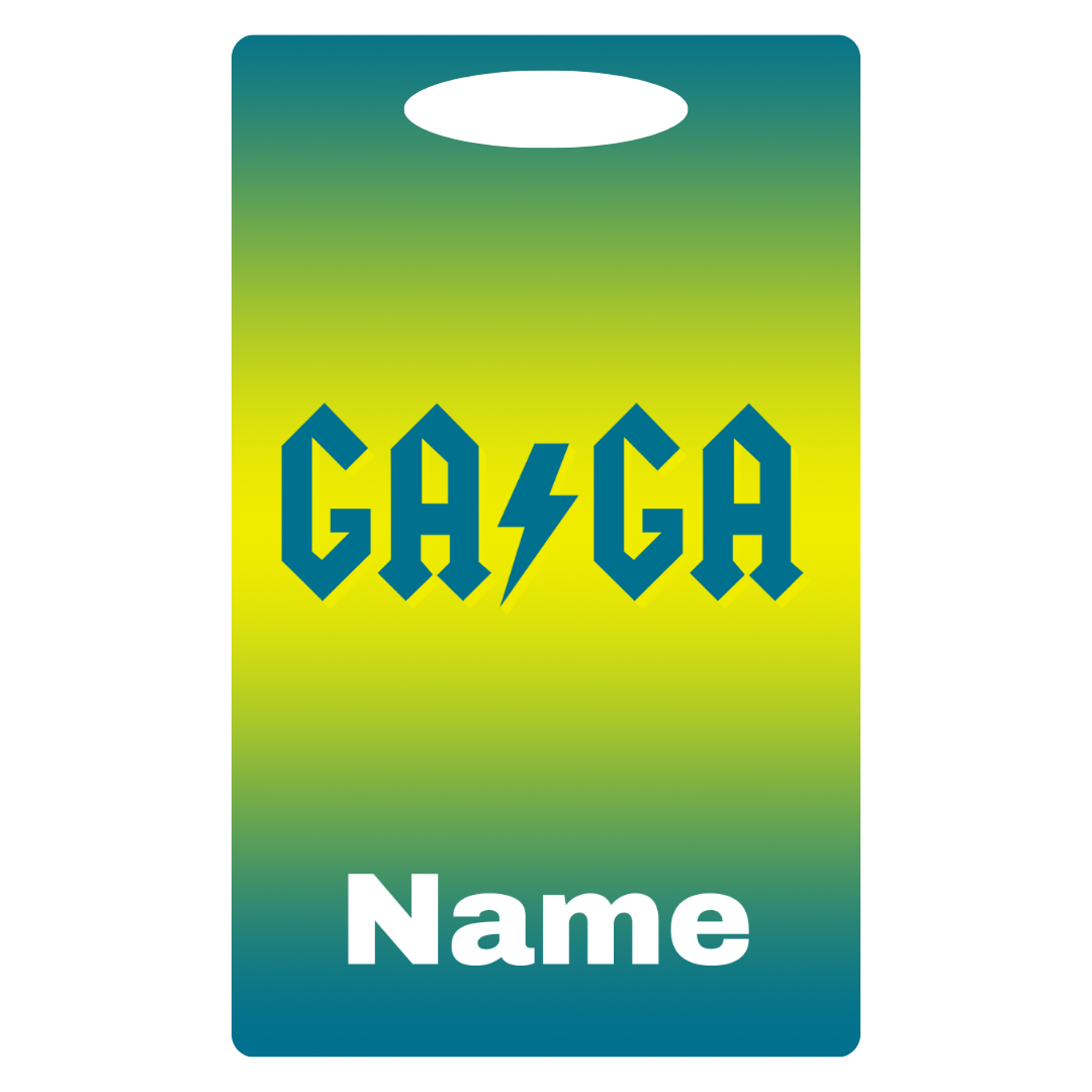 Aluminum Bag Tag (Customized) - Gwinnett Aquatics