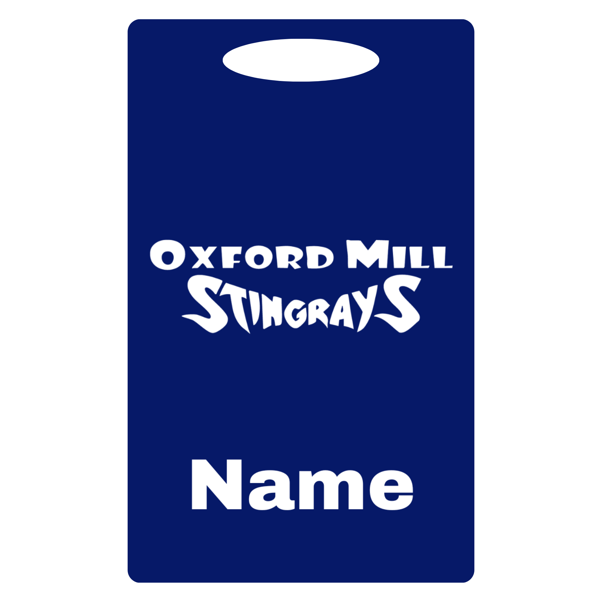 Aluminum Bag Tag (Customized) -  Oxford Mill