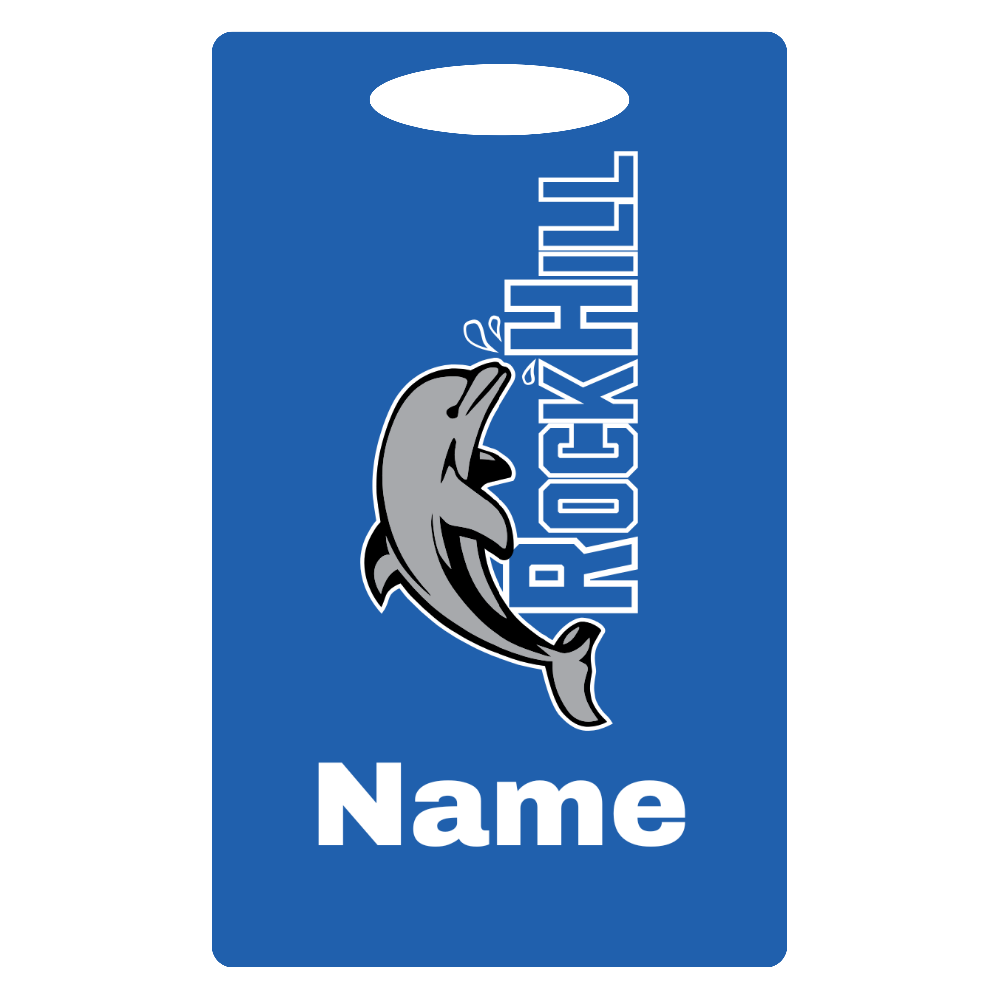 Aluminum Bag Tag (Customized) - Rock Hill