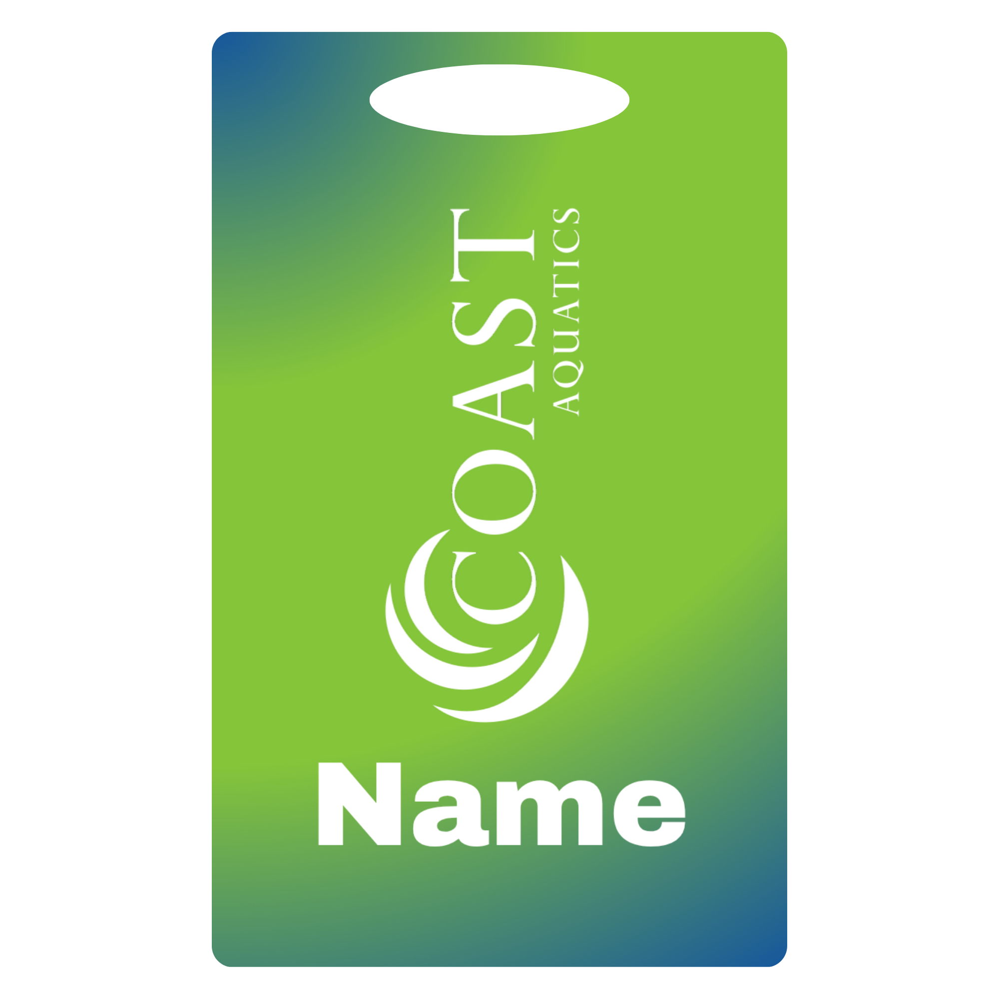 Aluminum Bag Tag (Customized) - Coast Aquatics