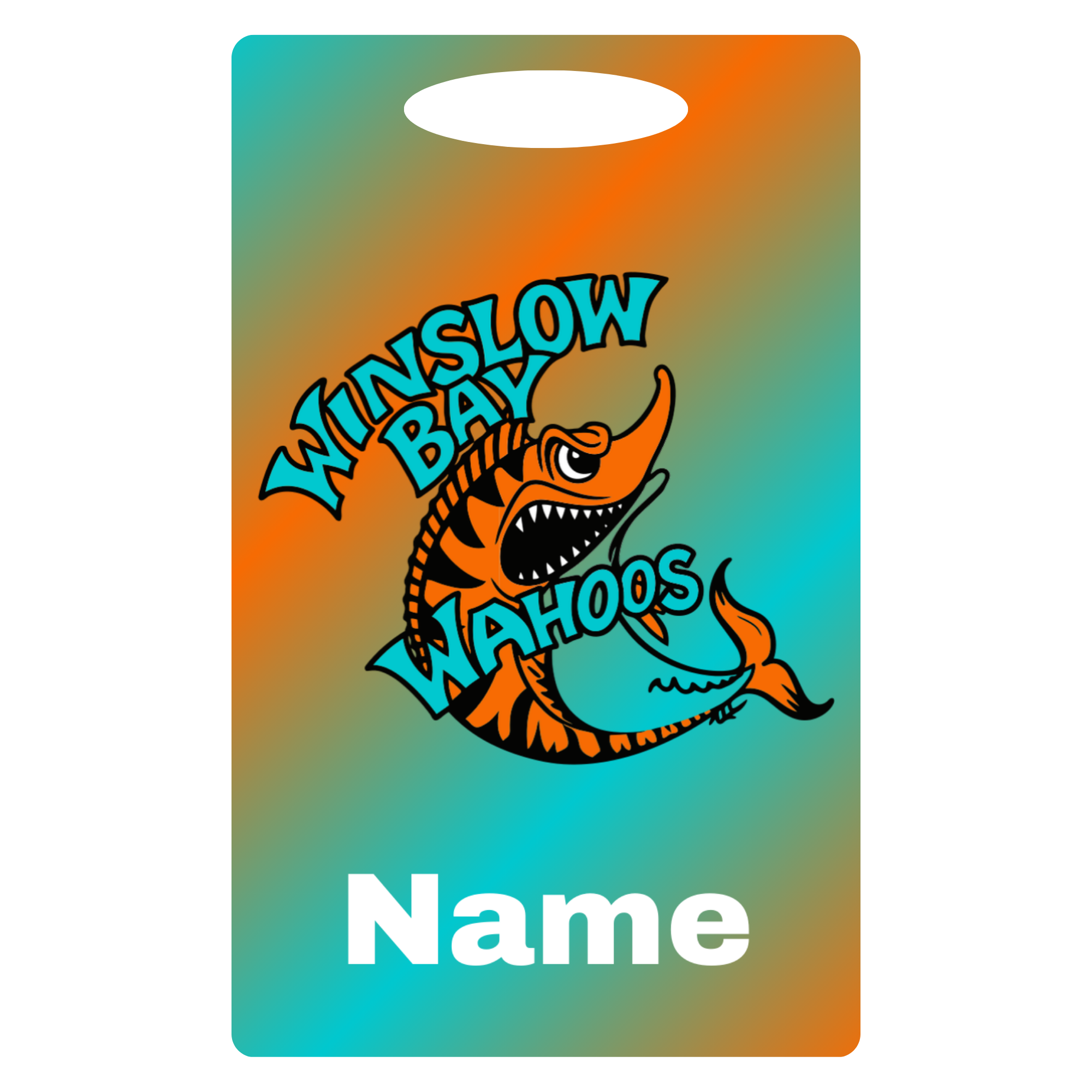 Aluminum Bag Tag (Customized) - Winslow Bay