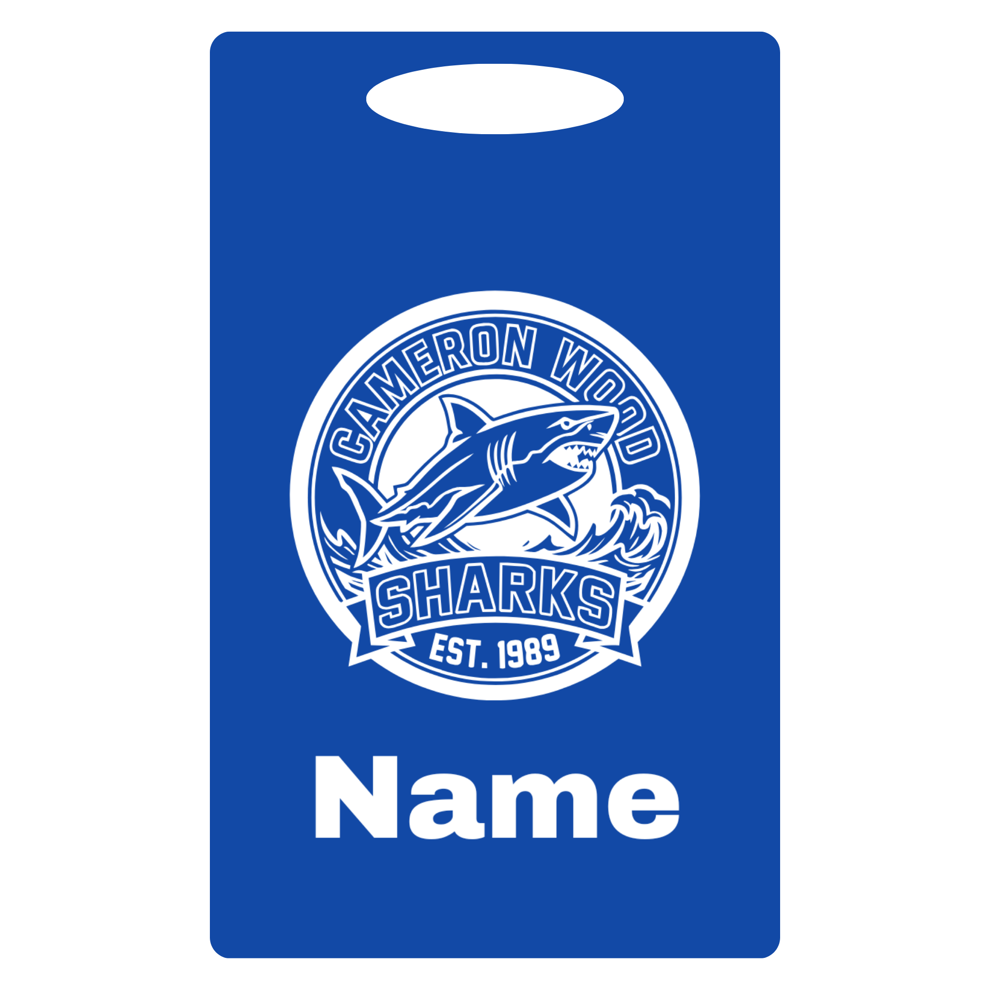 Aluminum Bag Tag (Customized) - Cameron Wood