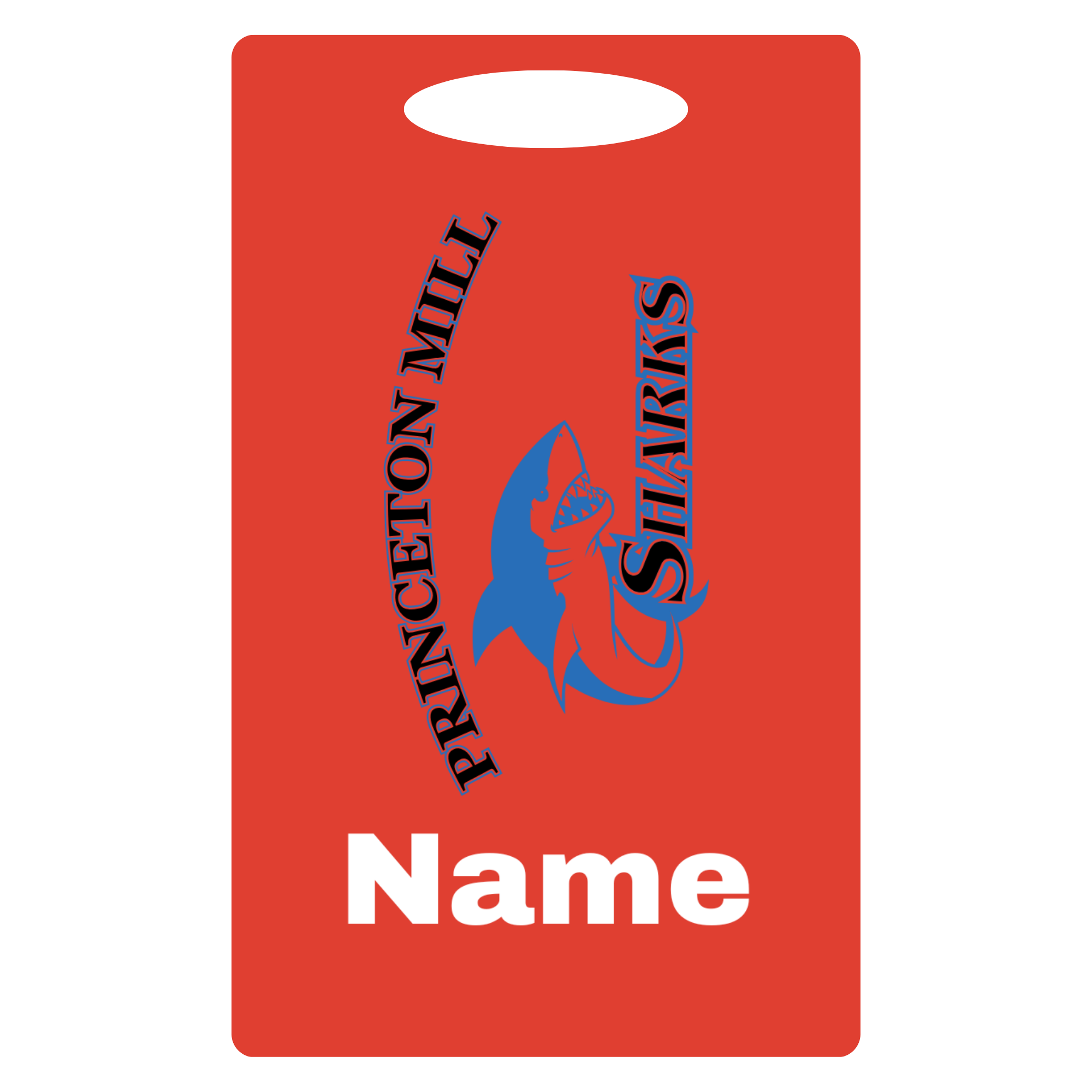 Aluminum Bag Tag (Customized) - Princeton Mill