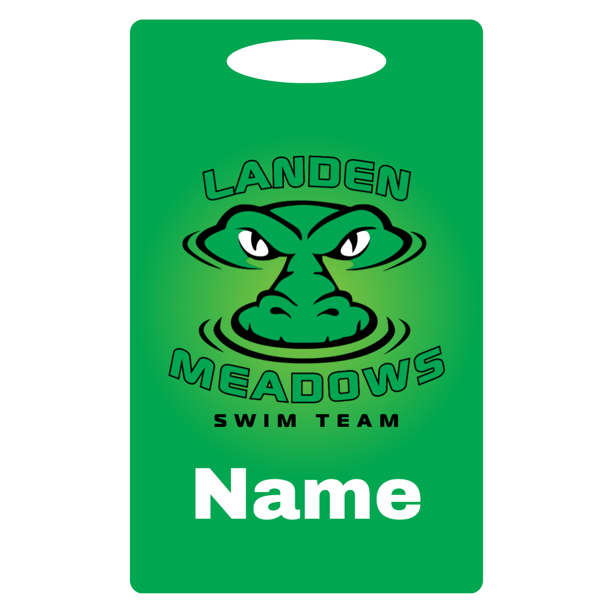 Aluminum Bag Tag (Customized) - Landen Meadows