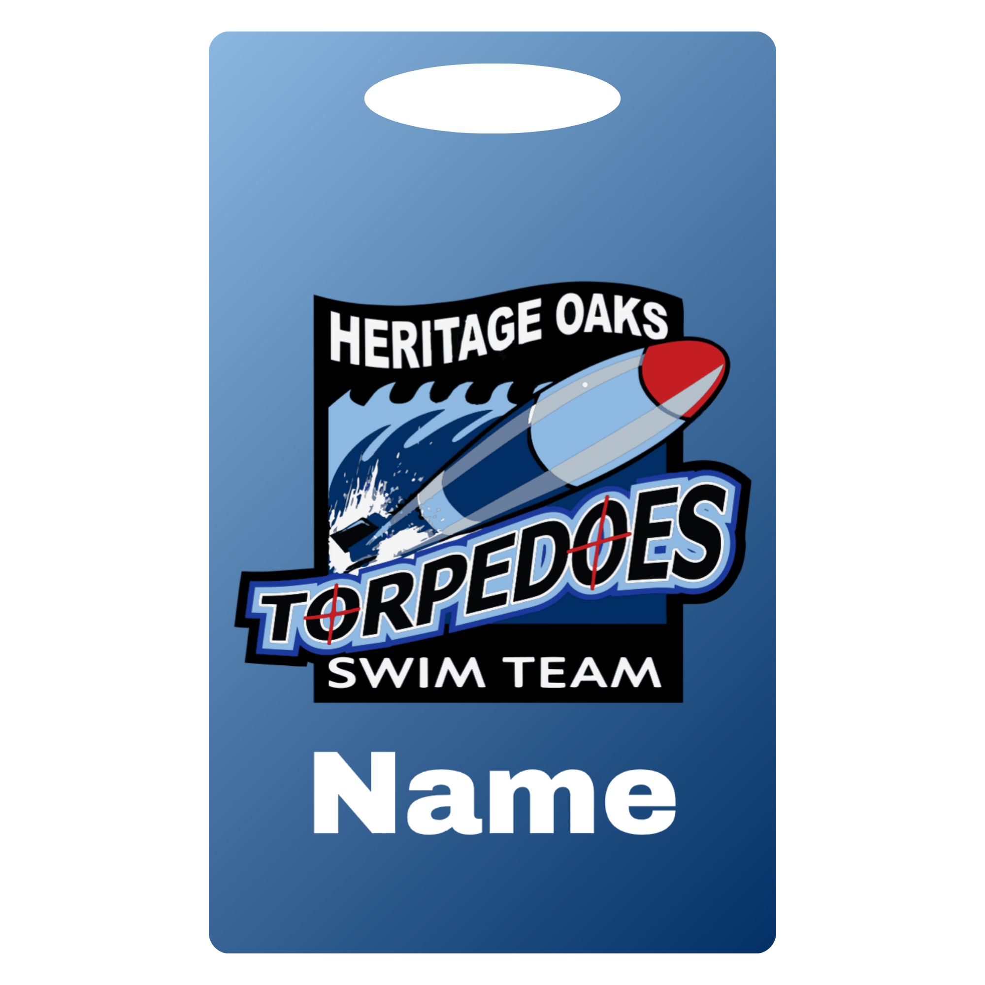 Aluminum Bag Tag (Customized) - Heritage Oaks