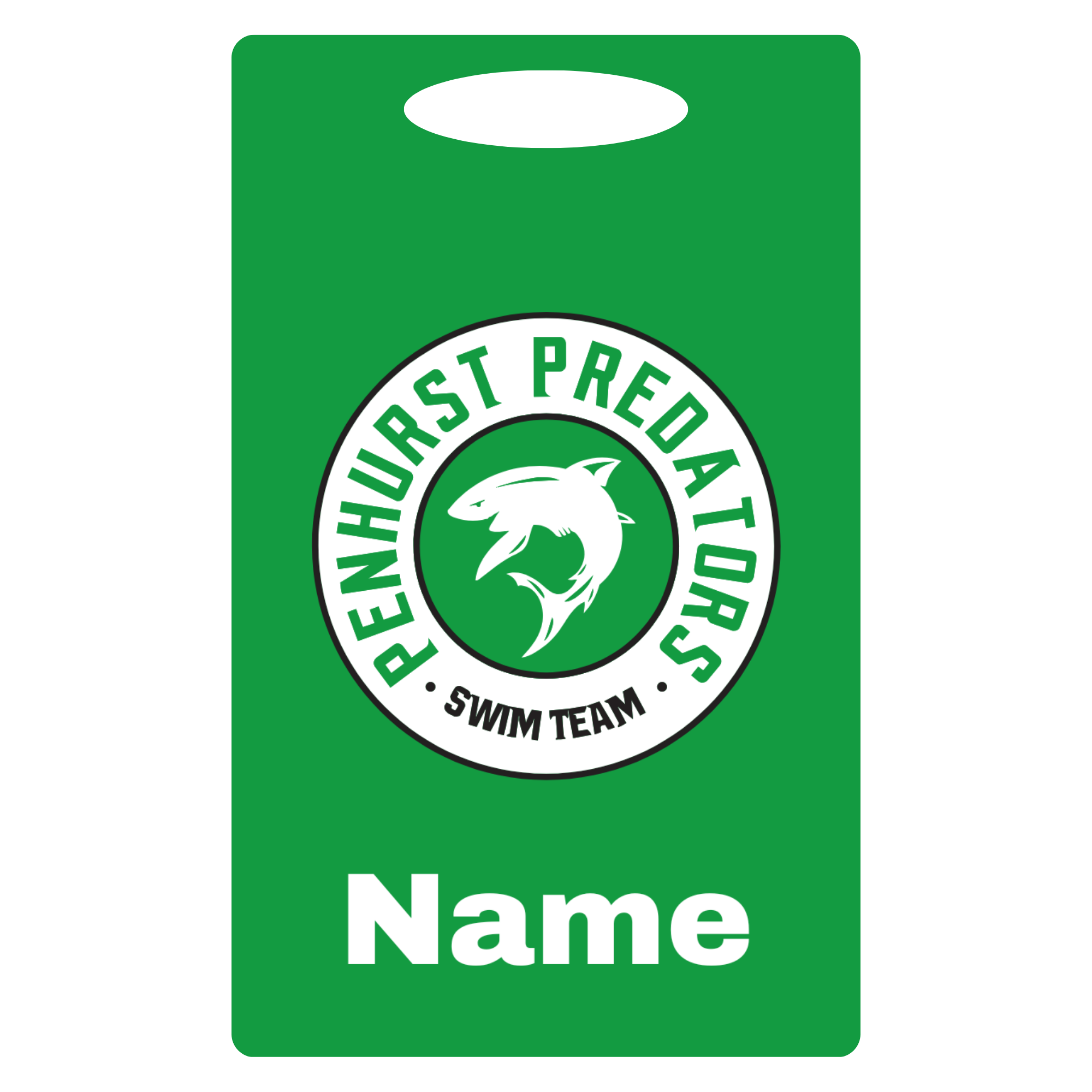 Aluminum Bag Tag (Customized) - Penhurst Predators