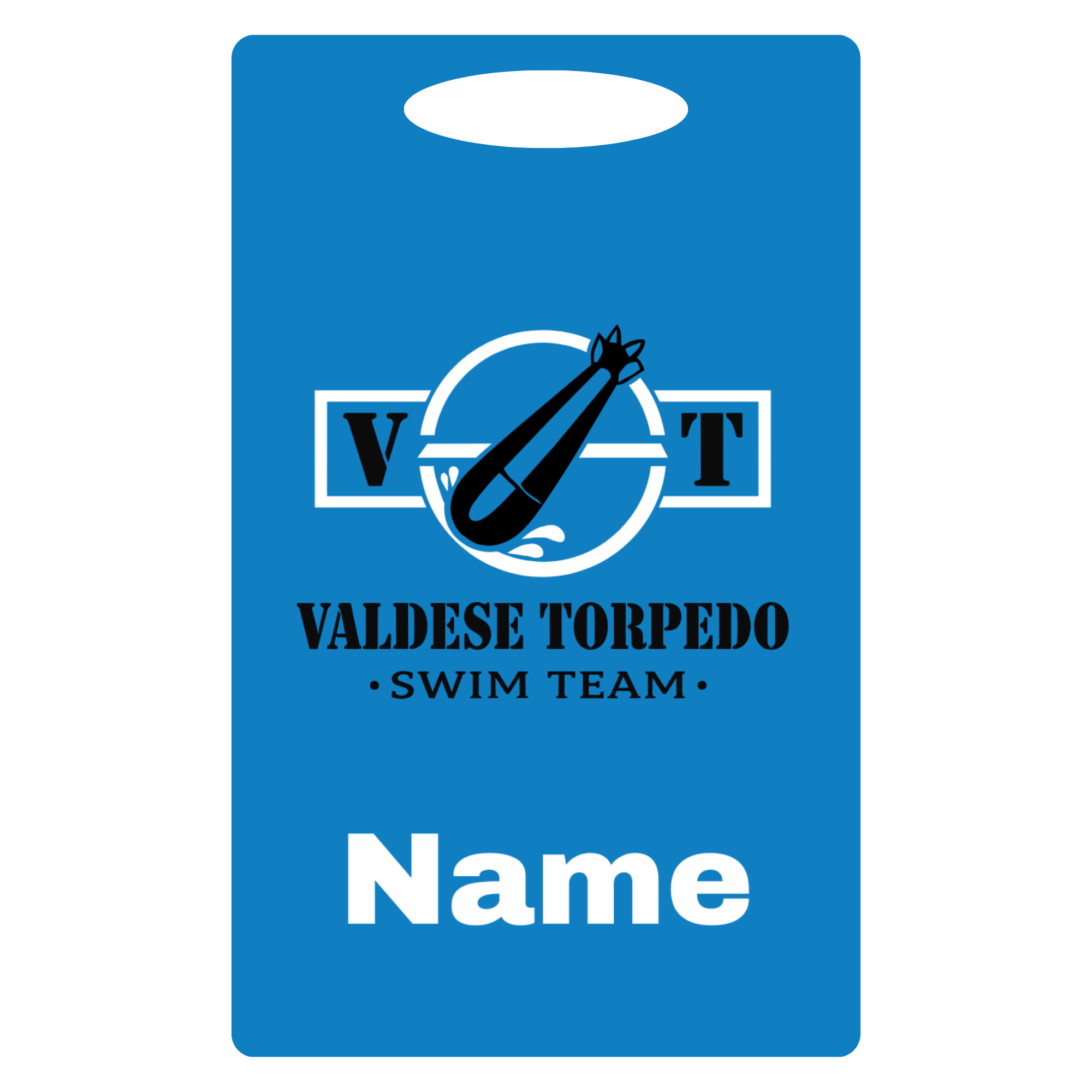 Aluminum Bag Tag (Customized) - Valdese