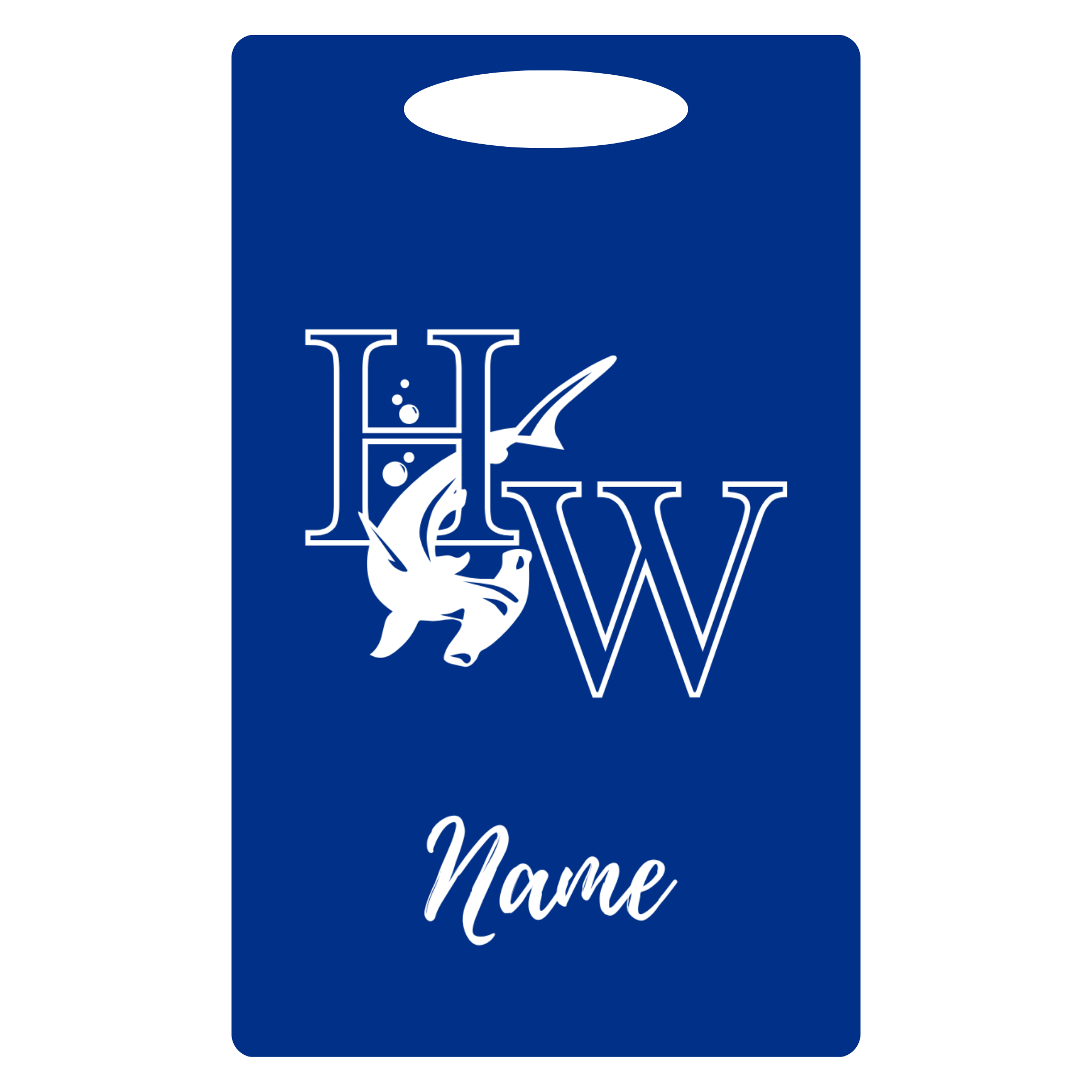 Aluminum Bag Tag (Customized) - Hampton Woods