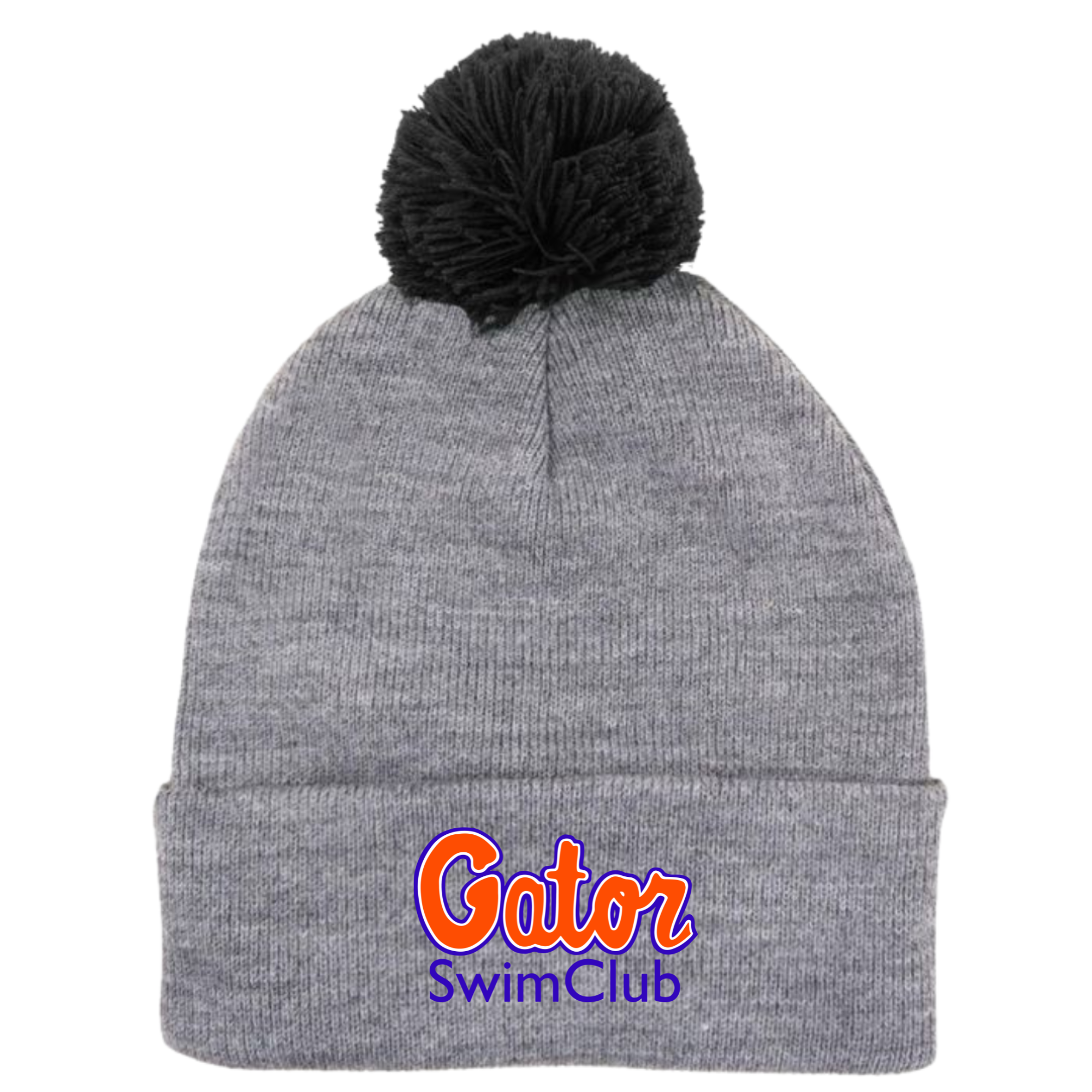 Puff Ball Beanie (Customized) - Gator Swim Club