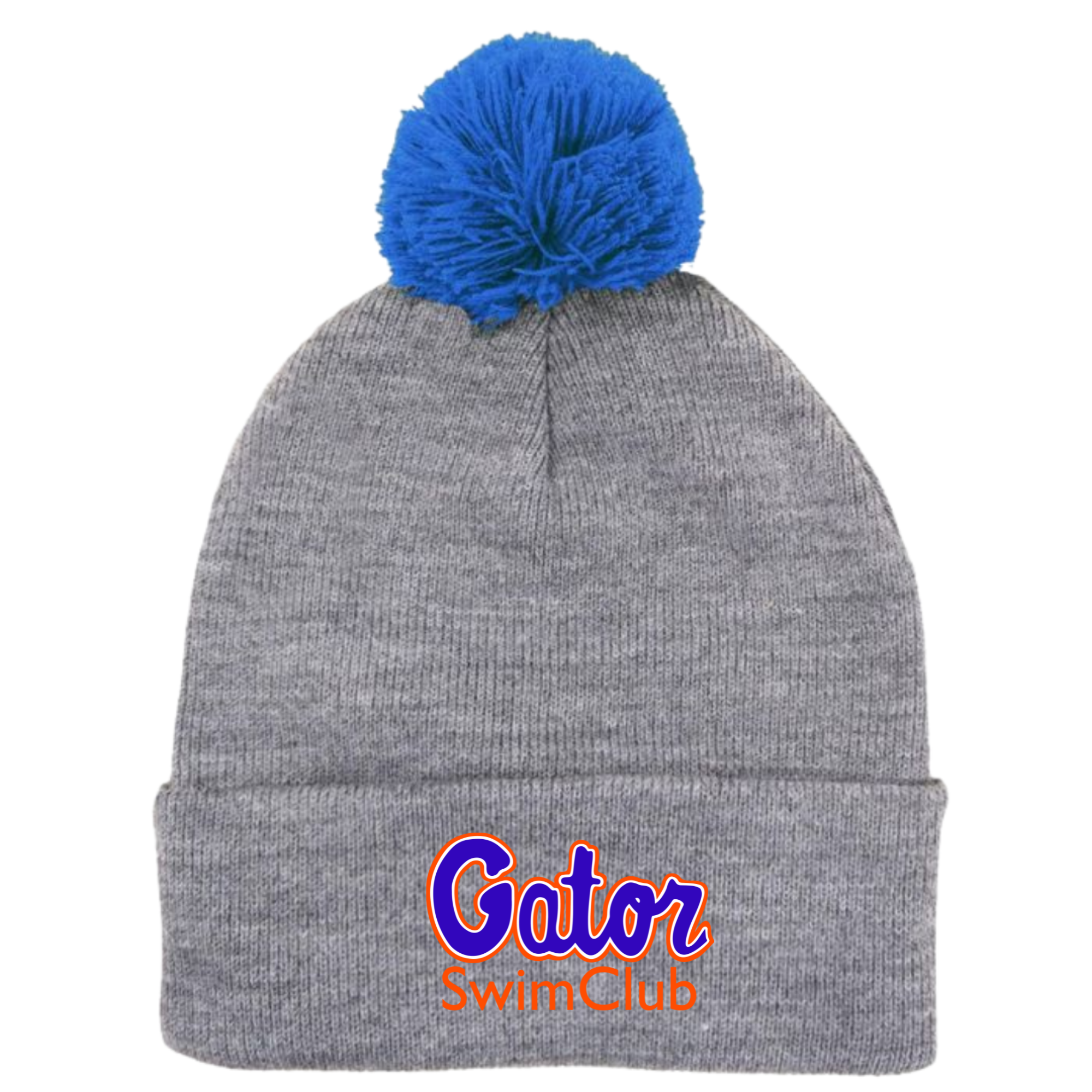 Puff Ball Beanie (Customized) - Gator Swim Club