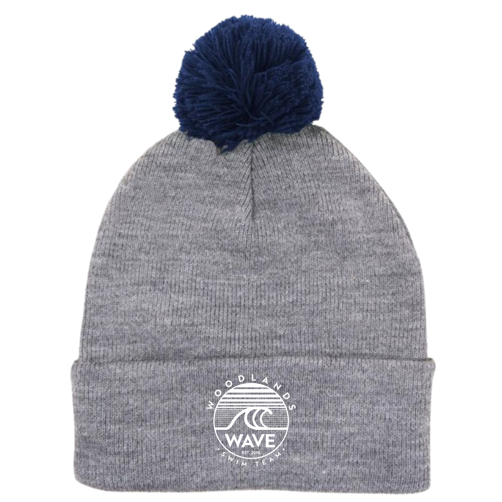 Puff Ball Beanie (Customized) - Woodlands Wave