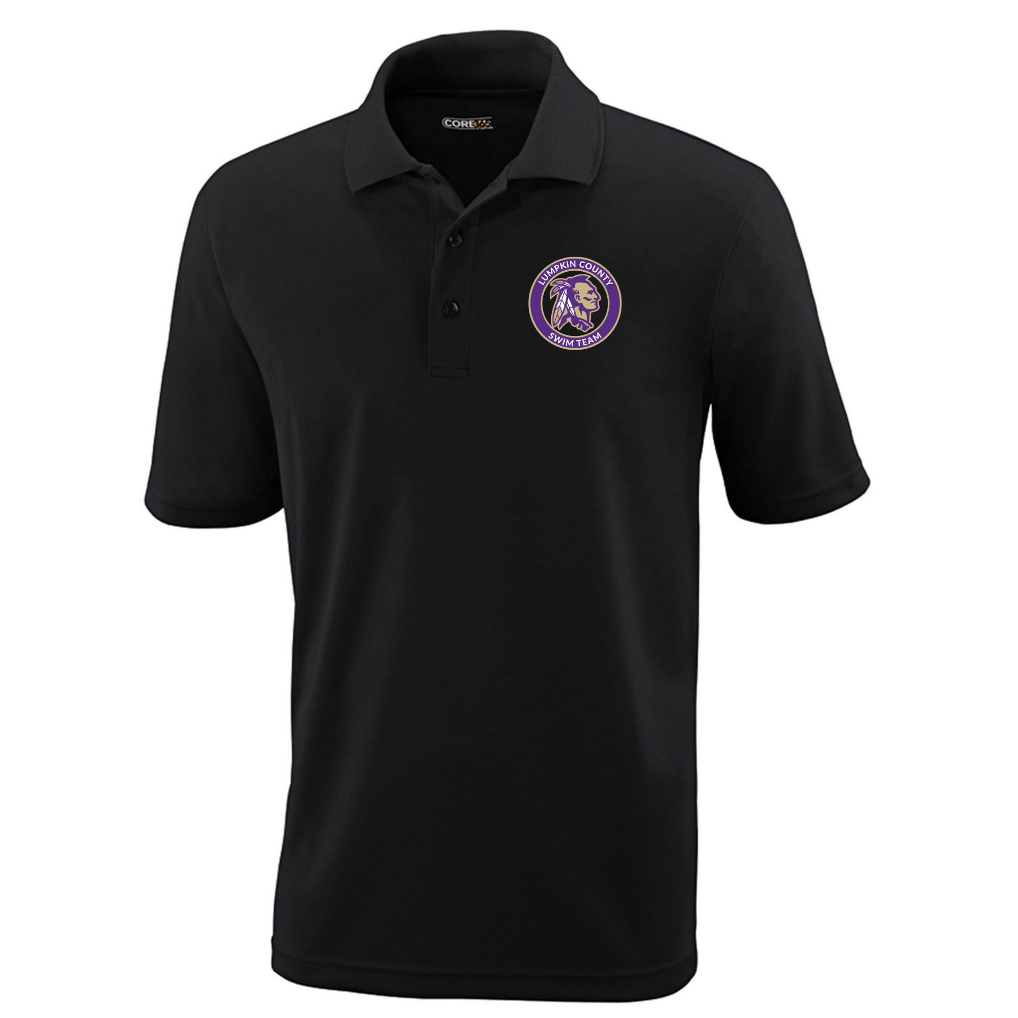 Performance Polo (Heat Press) - Lumpkin County Swim Team