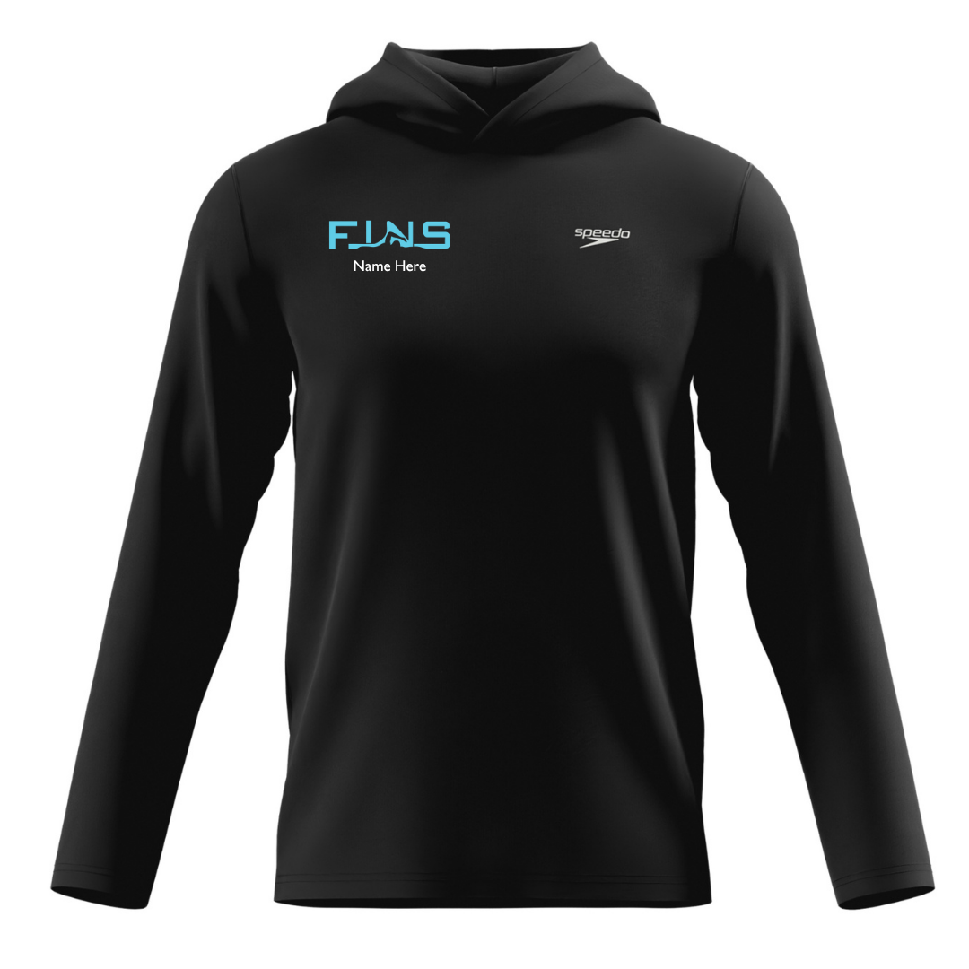 Speedo Unisex Lightweight Jersey Hoodie (Customized) - Bluffton Fins