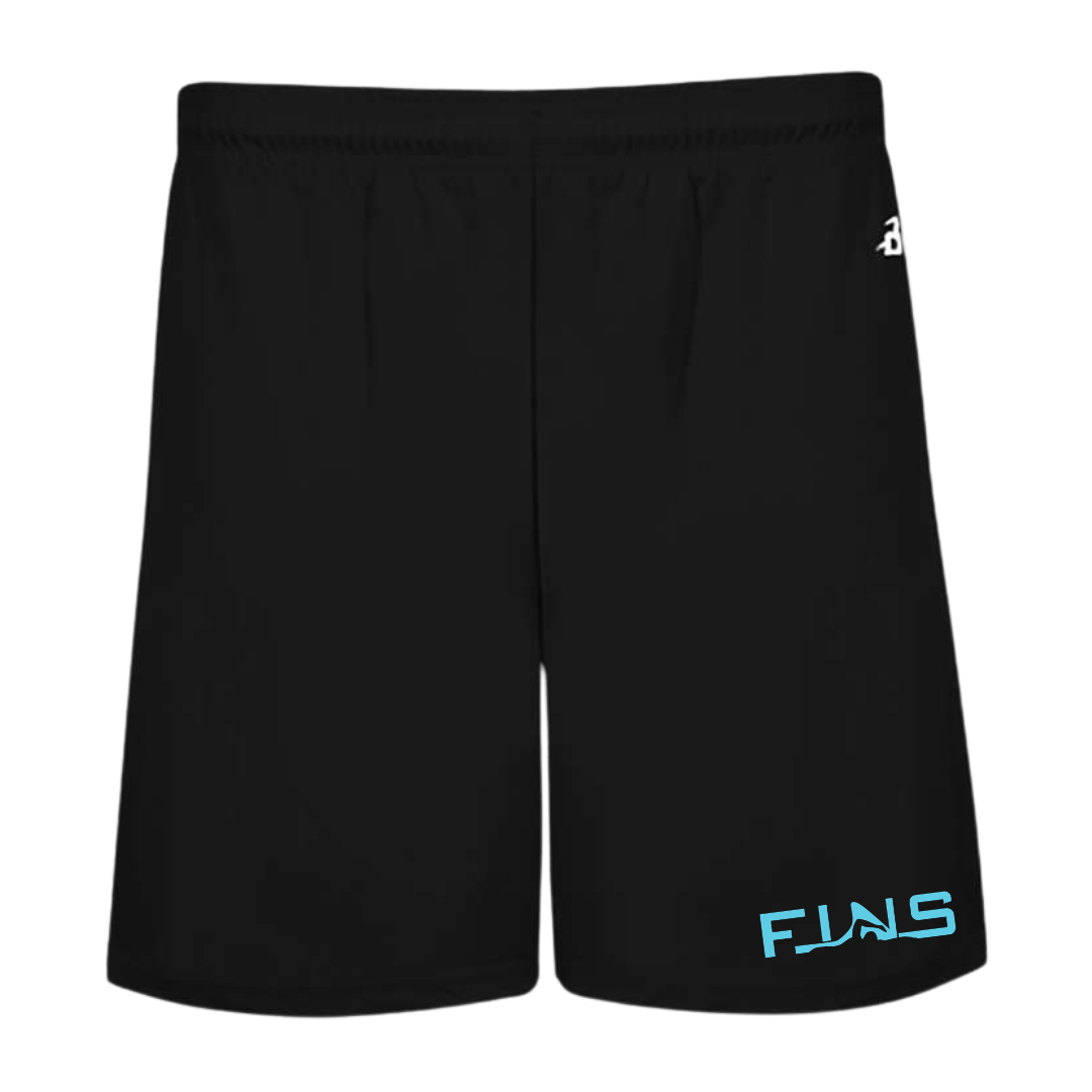 Unisex B-Core 5" Pocketed Shorts (Customized) - Bluffton Fins
