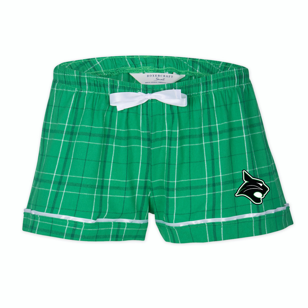 Boxercraft Women's Flannel Short (Customized) - Bluffton HS