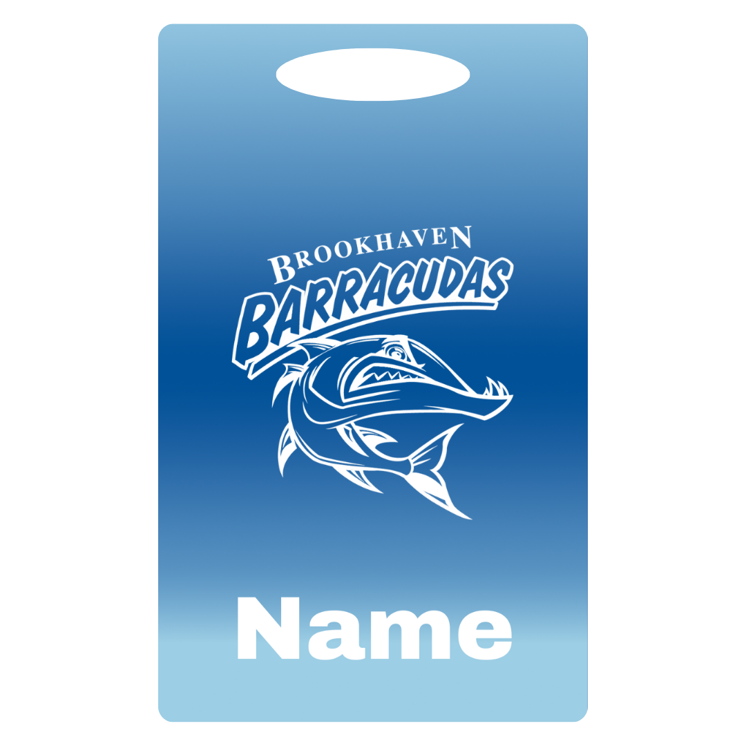 Aluminum Bag Tag (Customized) - Brookhaven