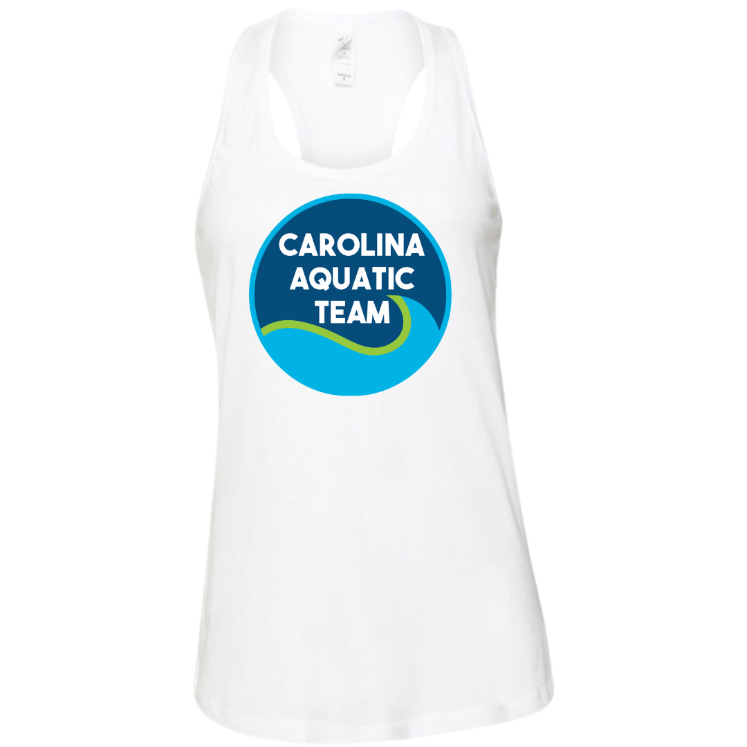Ladies Racerback Flowy Tank (Customoized) - Carolina Aquatic Team