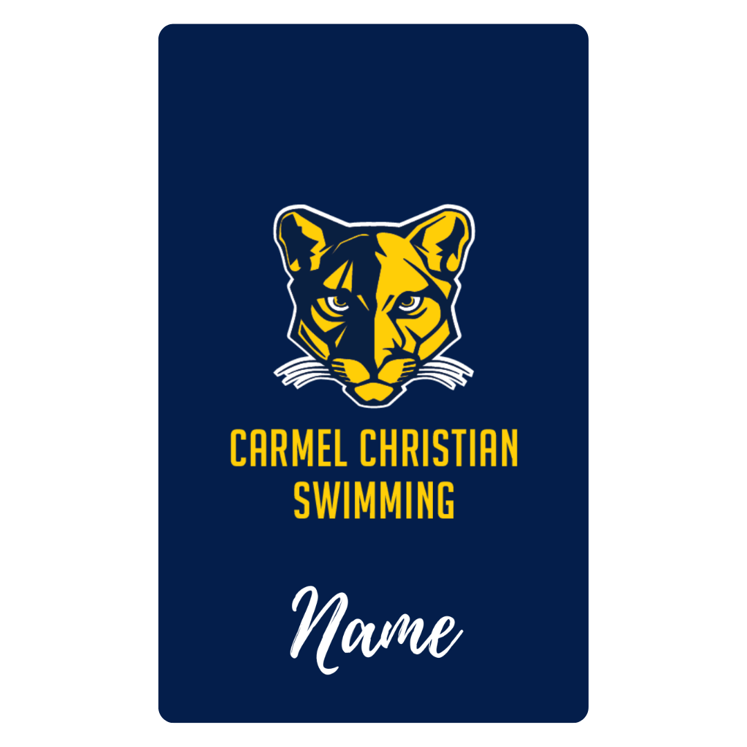 Aluminum Bag Tag (Customized) - Carmel Christian HS