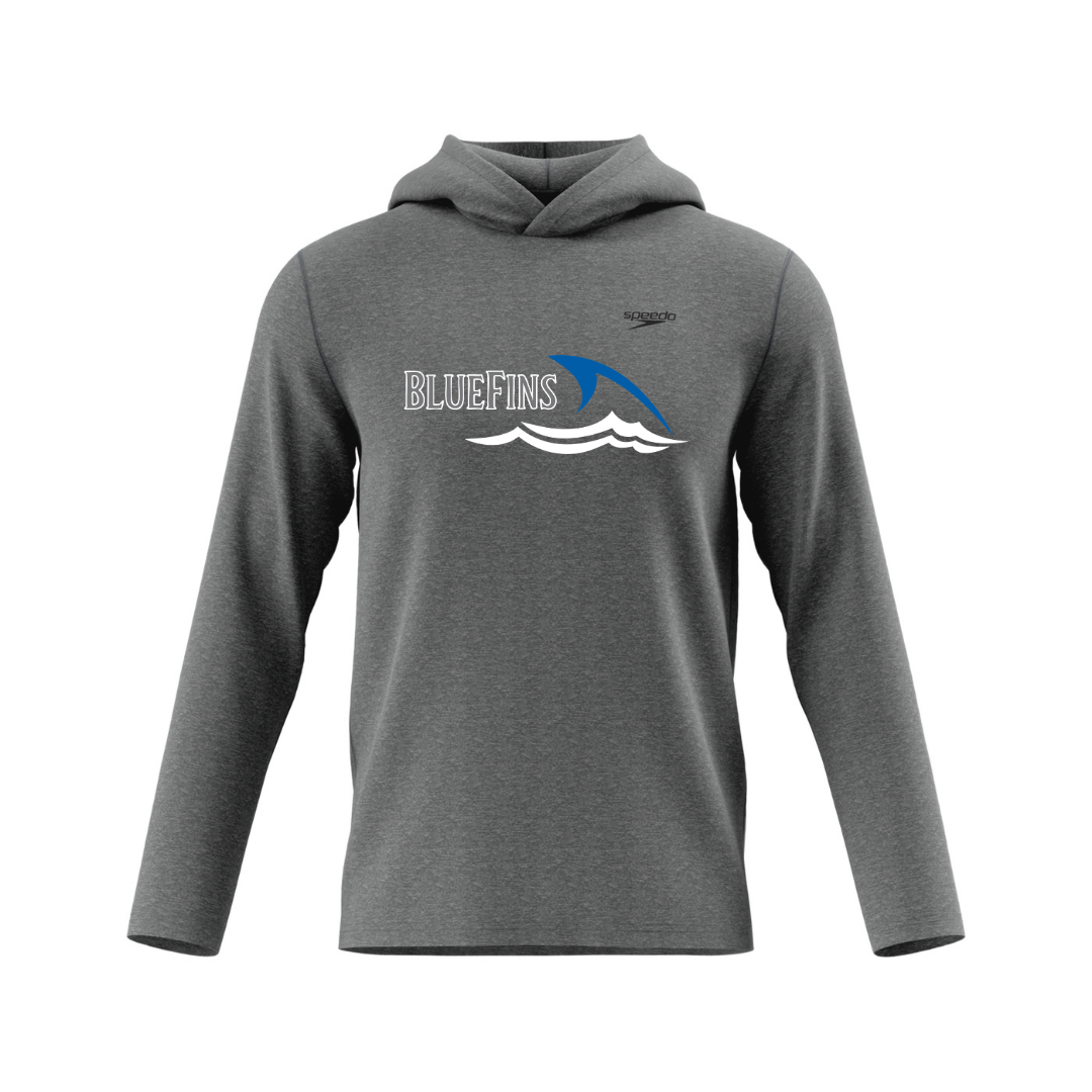 Speedo Unisex Lightweight Jersey Hoodie (Customized) - Carrollton Bluefins