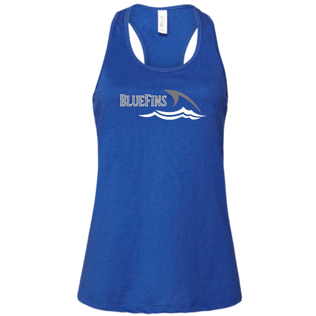 Ladies'  Racerback Tank (Customized) - Carrollton Bluefins