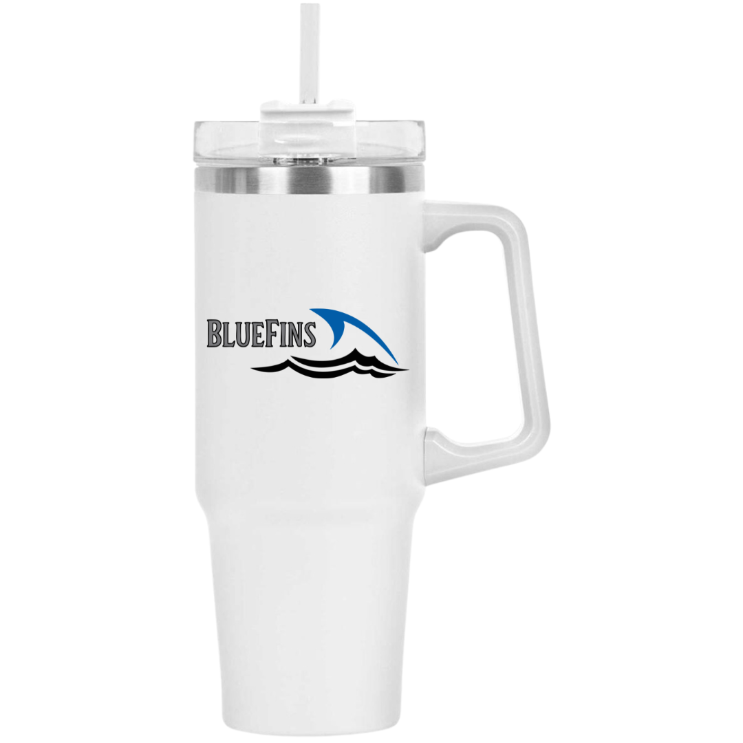 40oz Insulated Tumbler (Customized) - Carrolton Bluefins