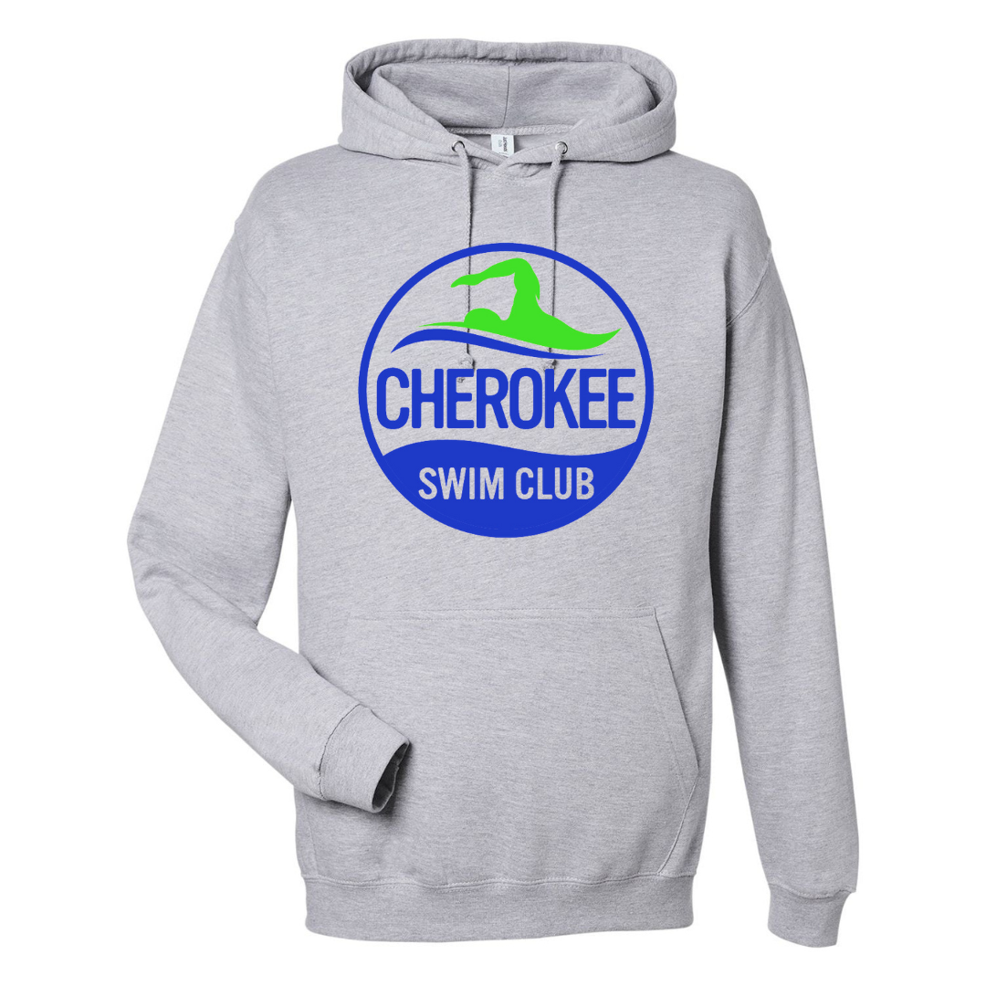 Medium Weight Unisex Hooded Sweatshirt (Customized) - Cherokee Swim Club