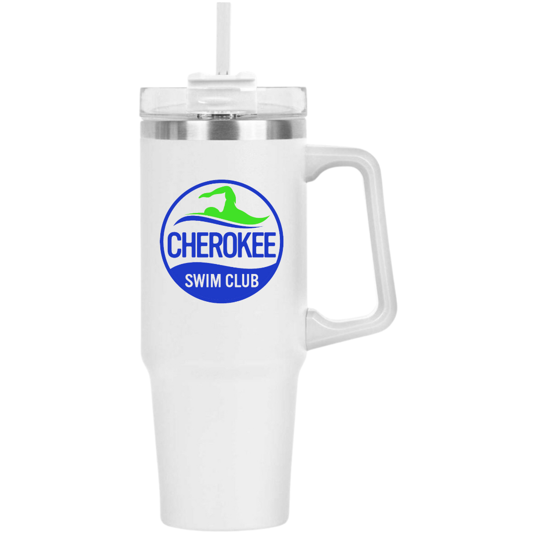 40oz Insulated Tumbler (Customized) - Cherokee Swim Club