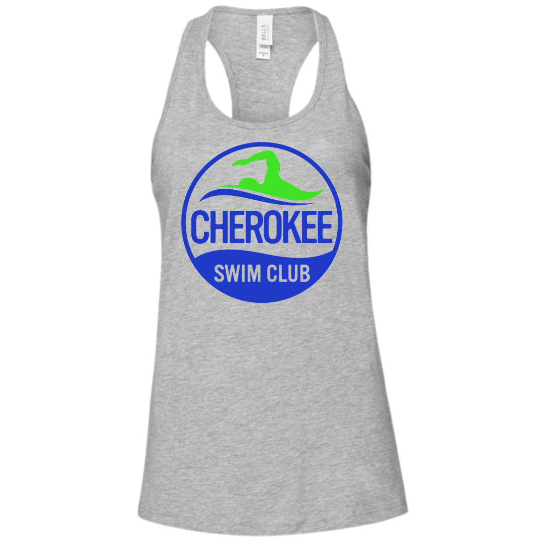 Ladies' Racer Back Tank (Customized) - Cherokee Swim Club