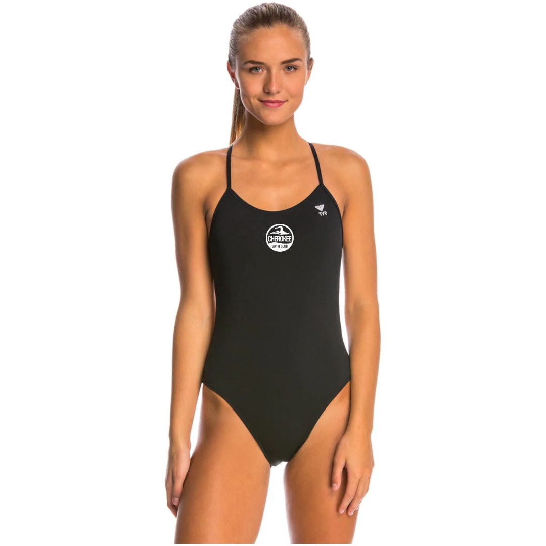 TYR Durafast Elite Cutoutfit (Customized) - Cherokee Swim Club