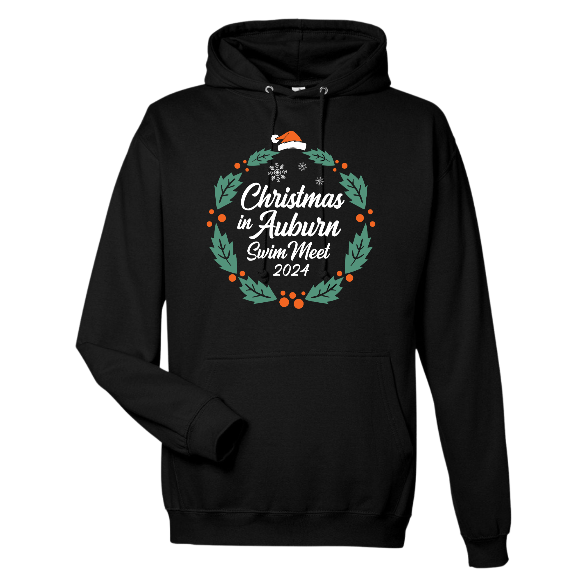 Medium Weight Unisex Hooded Sweatshirt (Customized) - Christmas in Auburn